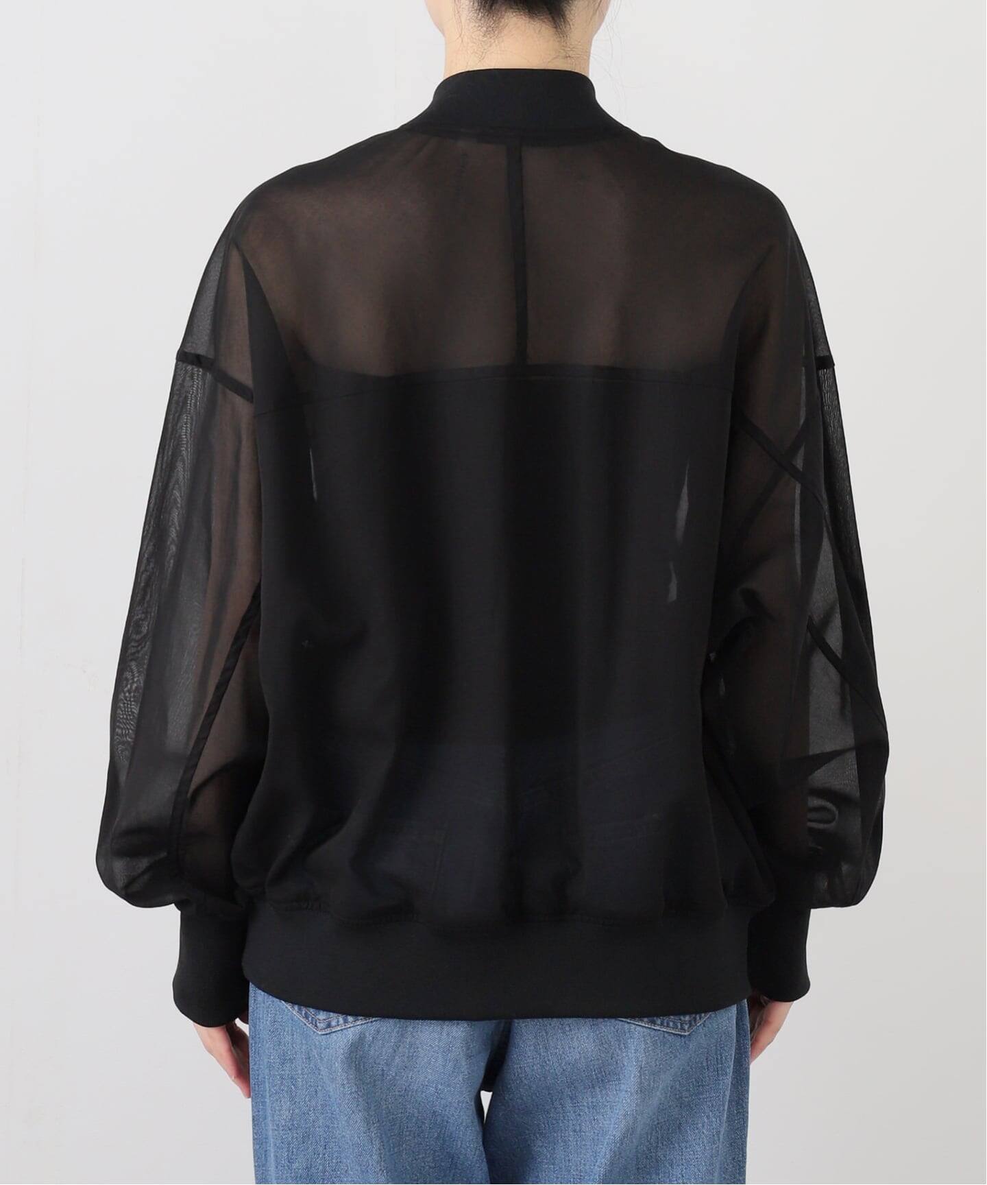 ロビ様【Col Pierrot /コル ピエロ】Dot Sheer Blouse Col Pierrot/コル ピエロ】 Dot Sheer Blouse（シャツ／ブラウス）｜L