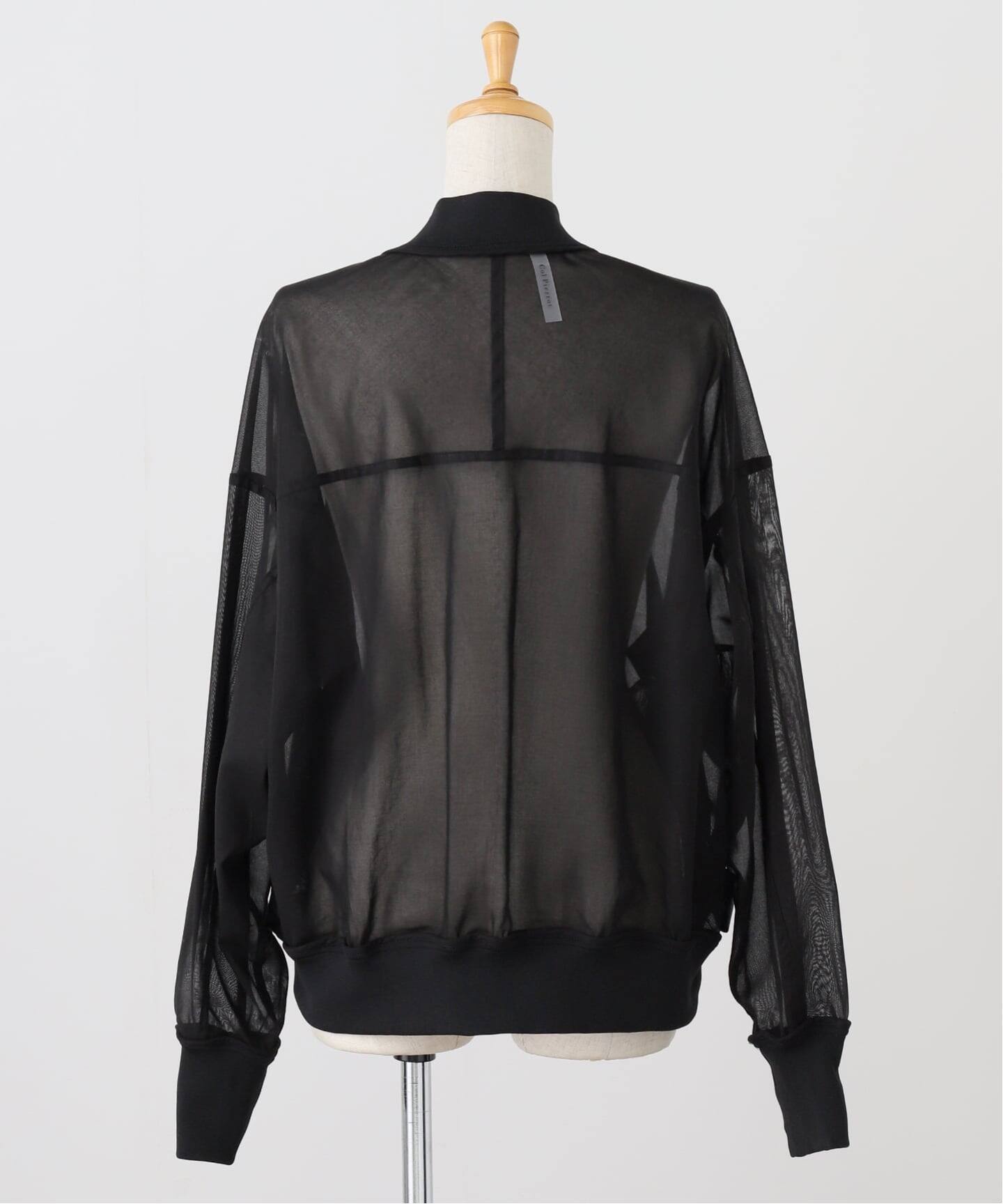 美品 コルピエロ ミューズドゥドゥーズィエムクラス SHEER ブルゾン 黒 Col Pierrot/コル ピエロ】Border ドレス（ワンピース）｜MUSE de