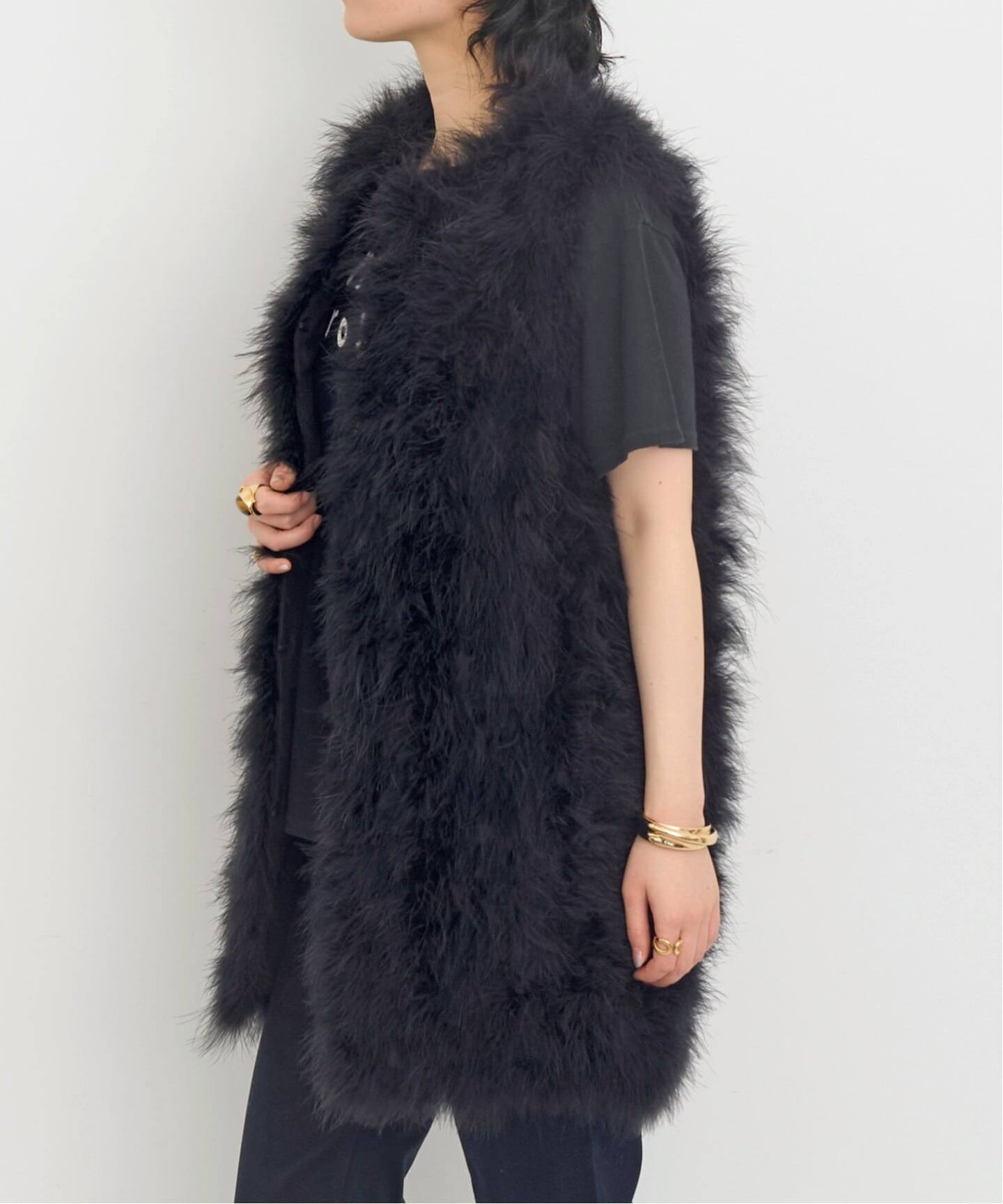 YVES SALOMON/イヴ サロモン】 FUR GILET（ジレ）｜L'Appartement
