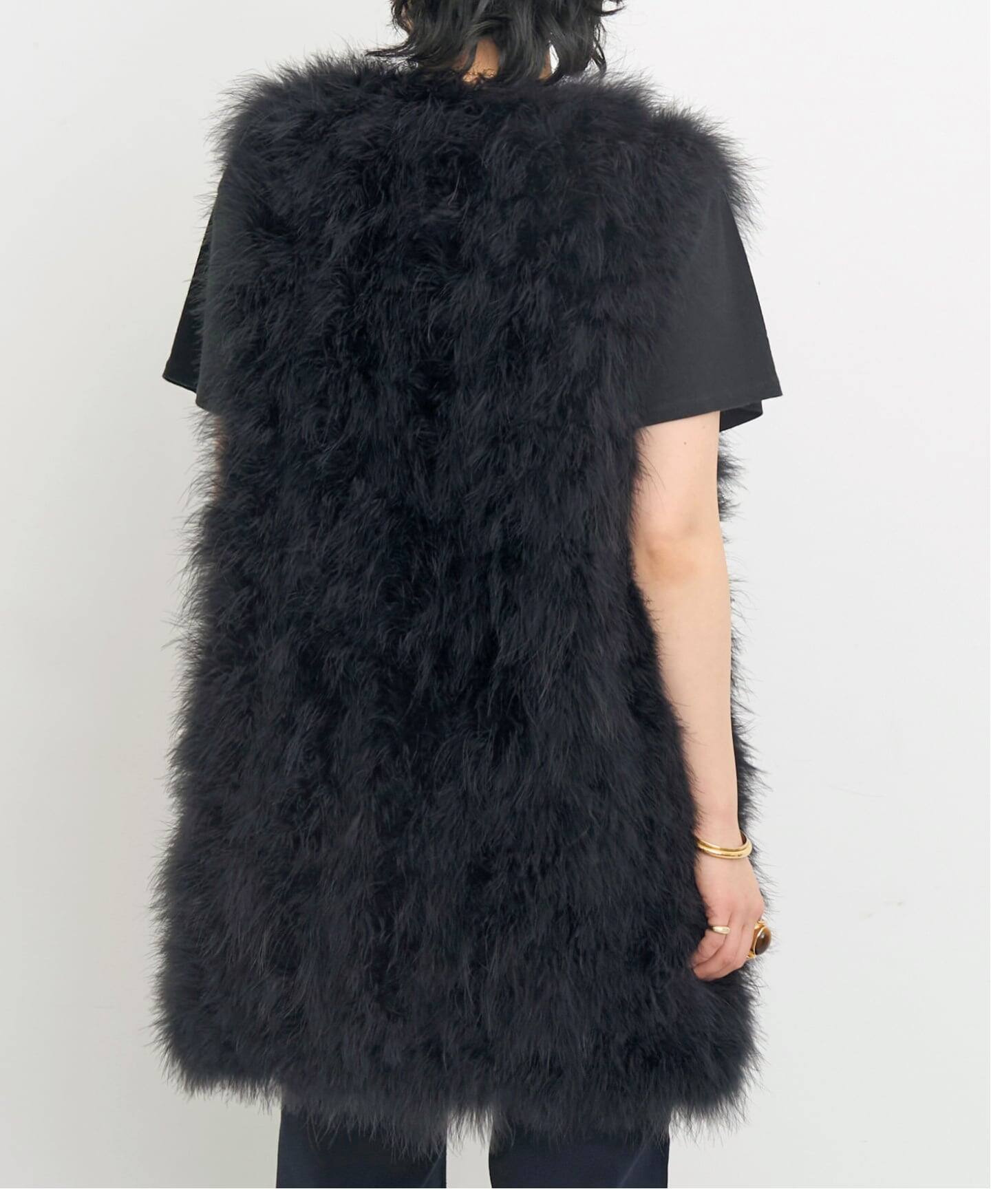YVES SALOMON/イヴ サロモン】 FUR GILET（ジレ）｜L