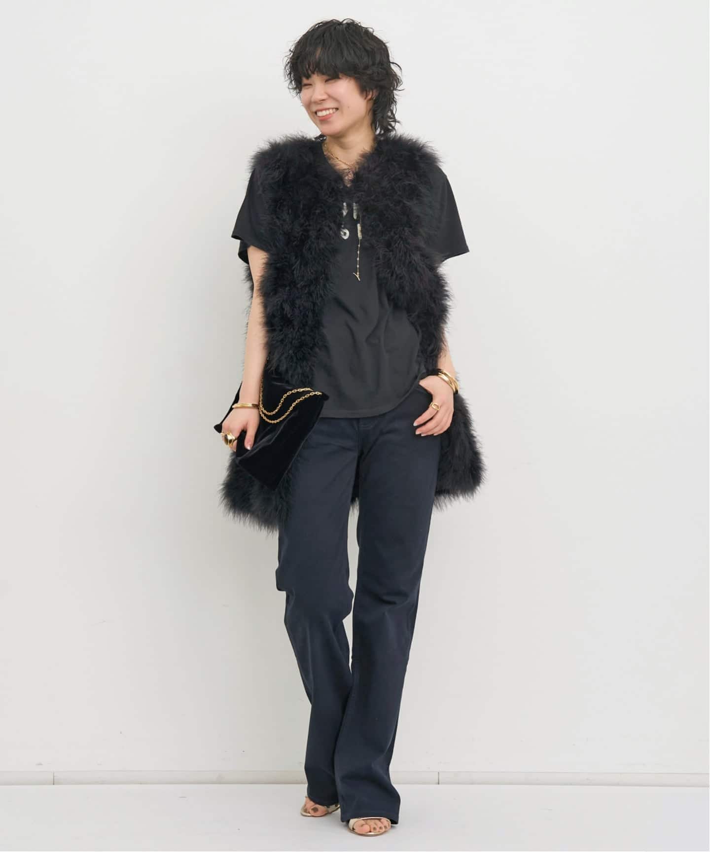 YVES SALOMON/イヴ サロモン】 FUR GILET（ジレ）｜L'Appartement