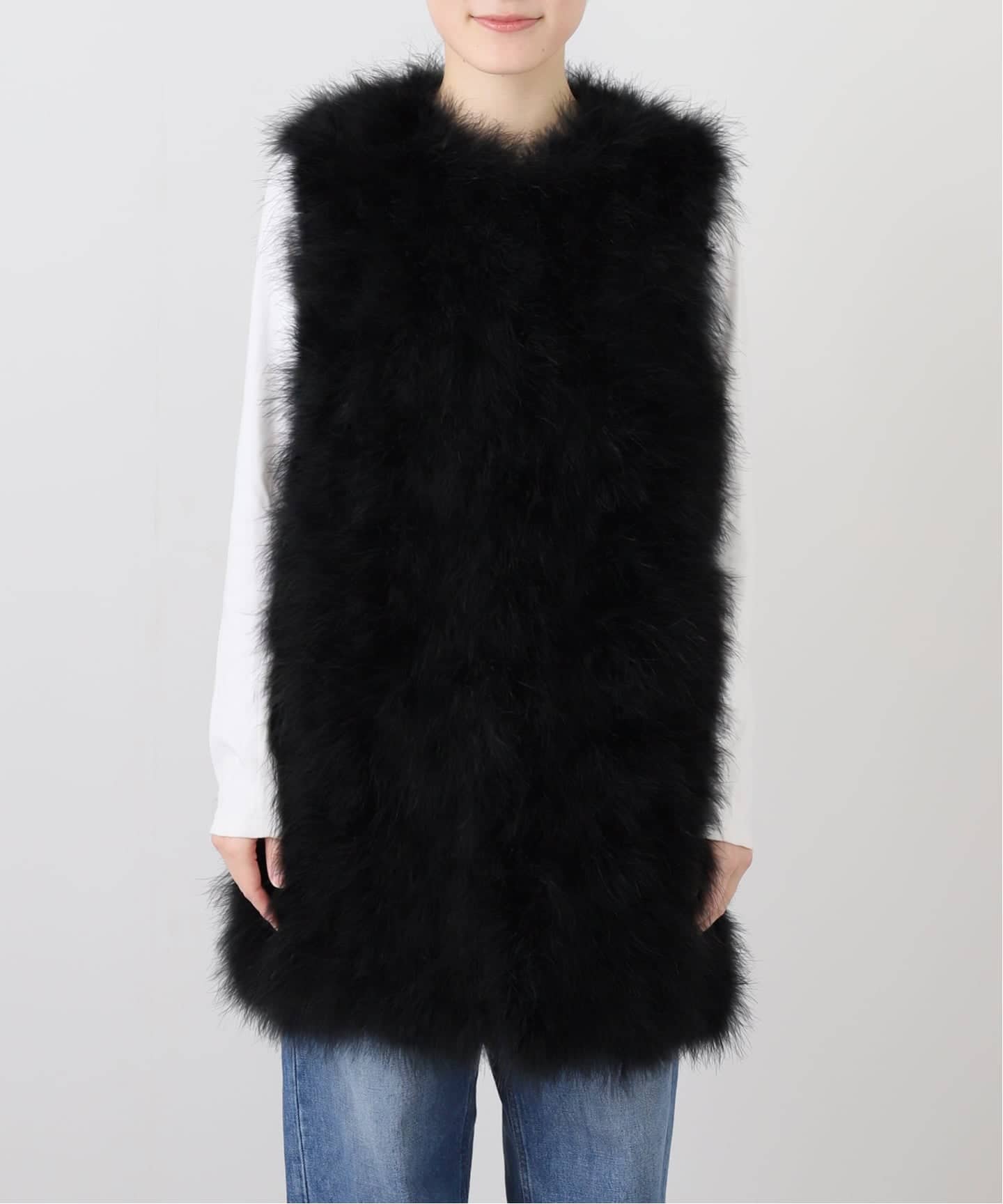 YVES SALOMON/イヴ サロモン】 FUR GILET（ジレ）｜L'Appartement