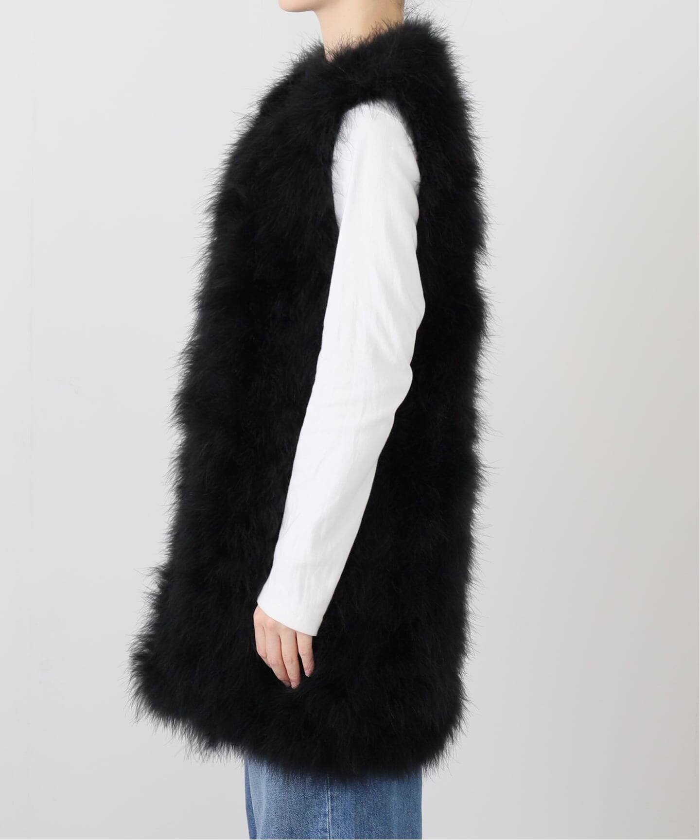 YVES SALOMON/イヴ サロモン】 FUR GILET（ジレ）｜L