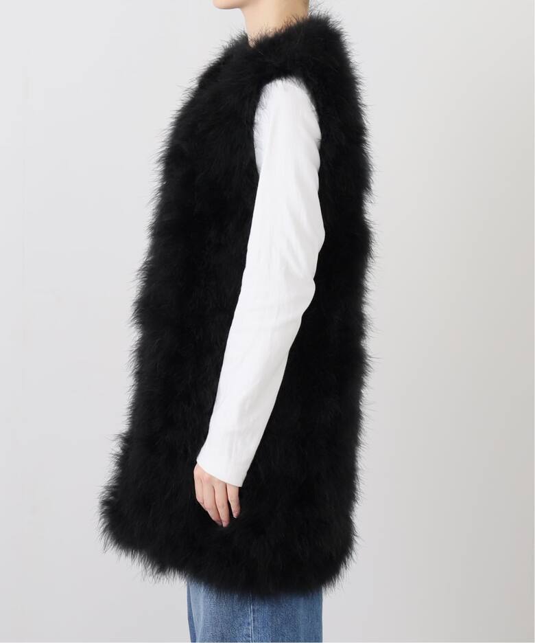 YVES SALOMON/イヴ サロモン】 FUR GILET（ジレ）｜L
