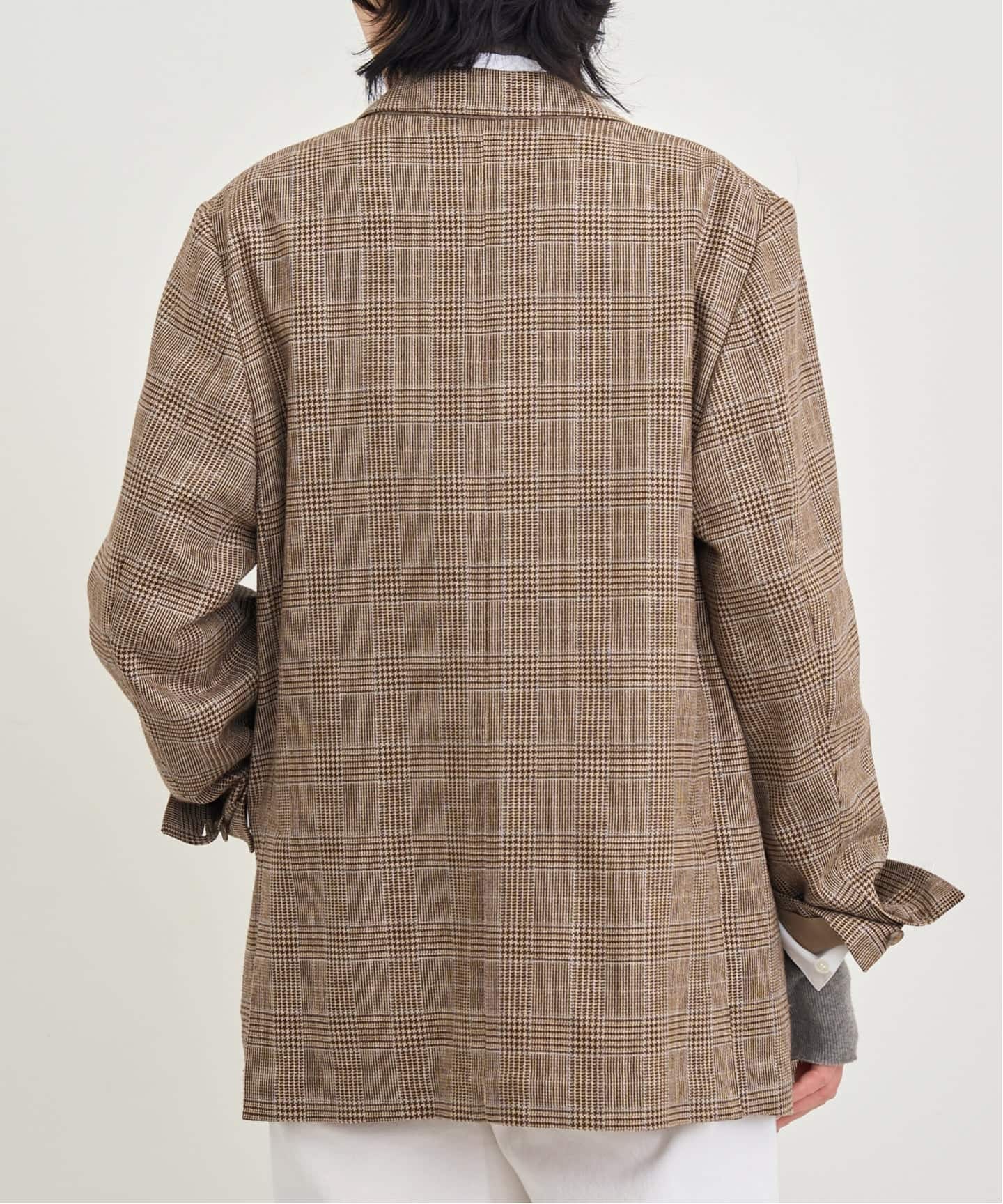 COUTURE D'ADAM/クチュールドアダム】 ITALIAN TWEED DOUBLE JACKET