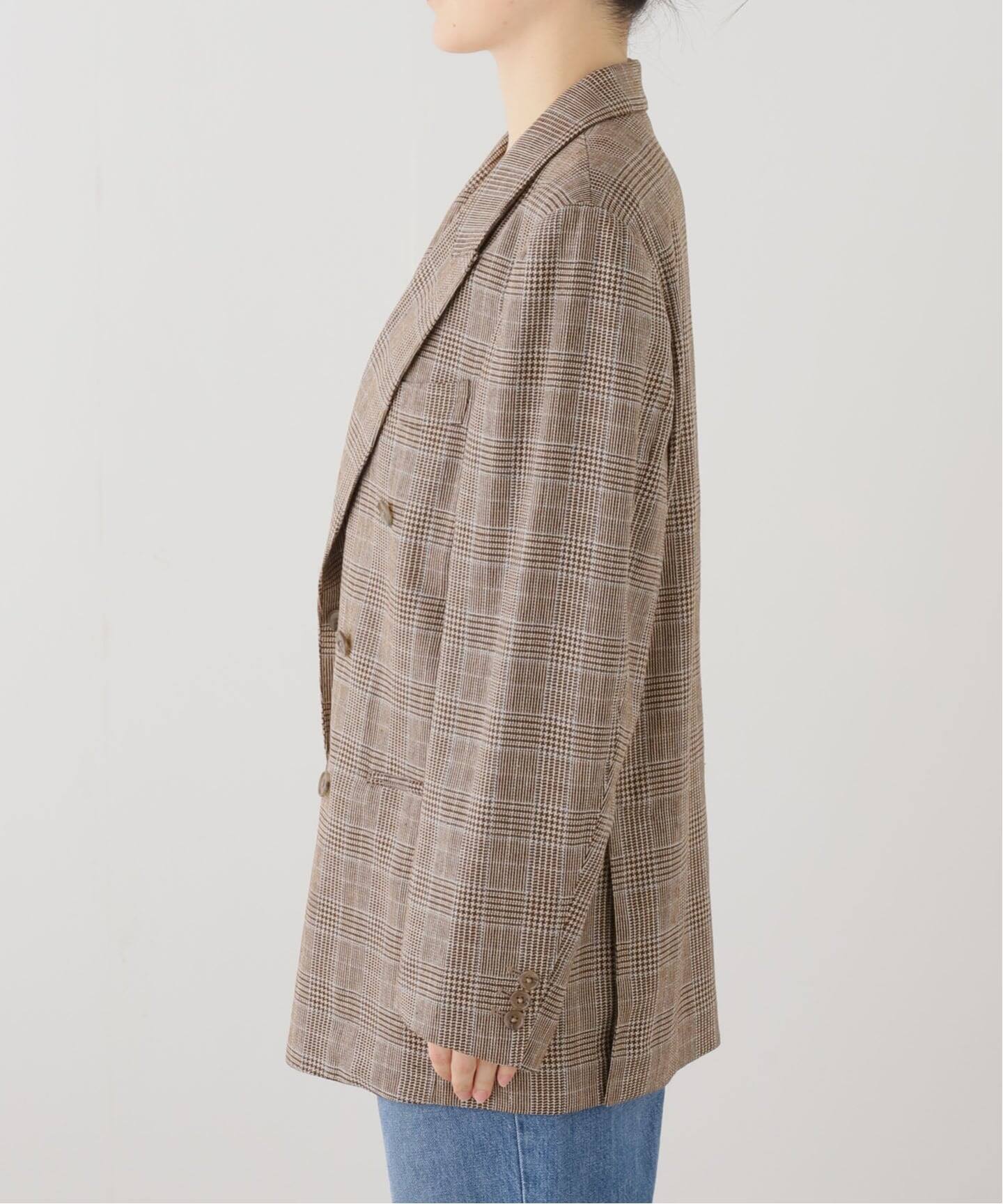 COUTURE D'ADAM/クチュールドアダム】 ITALIAN TWEED DOUBLE JACKET