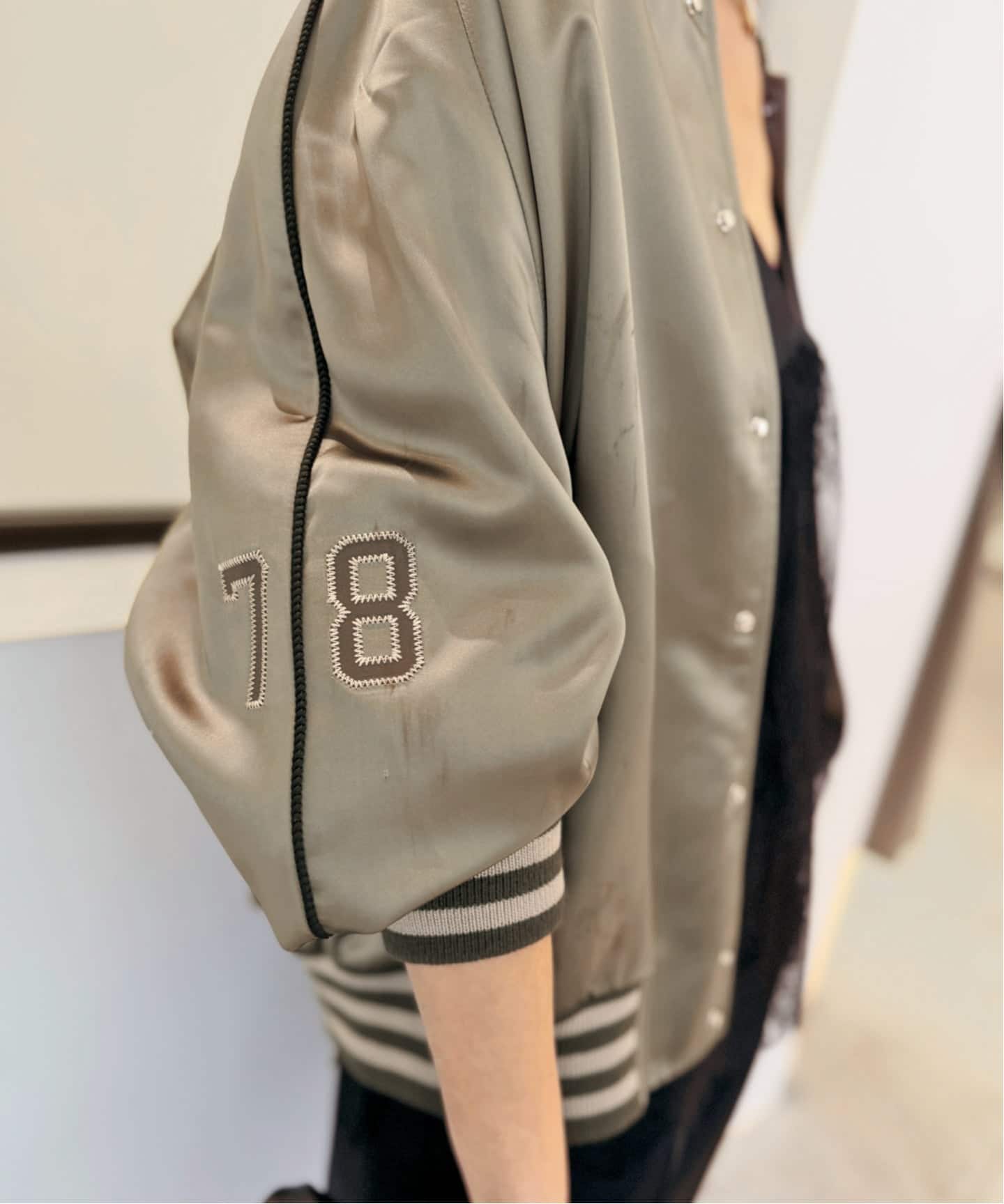 GOLDEN GOOSE/ゴールデン グース】 SATIN BOMBER JACKET（その他