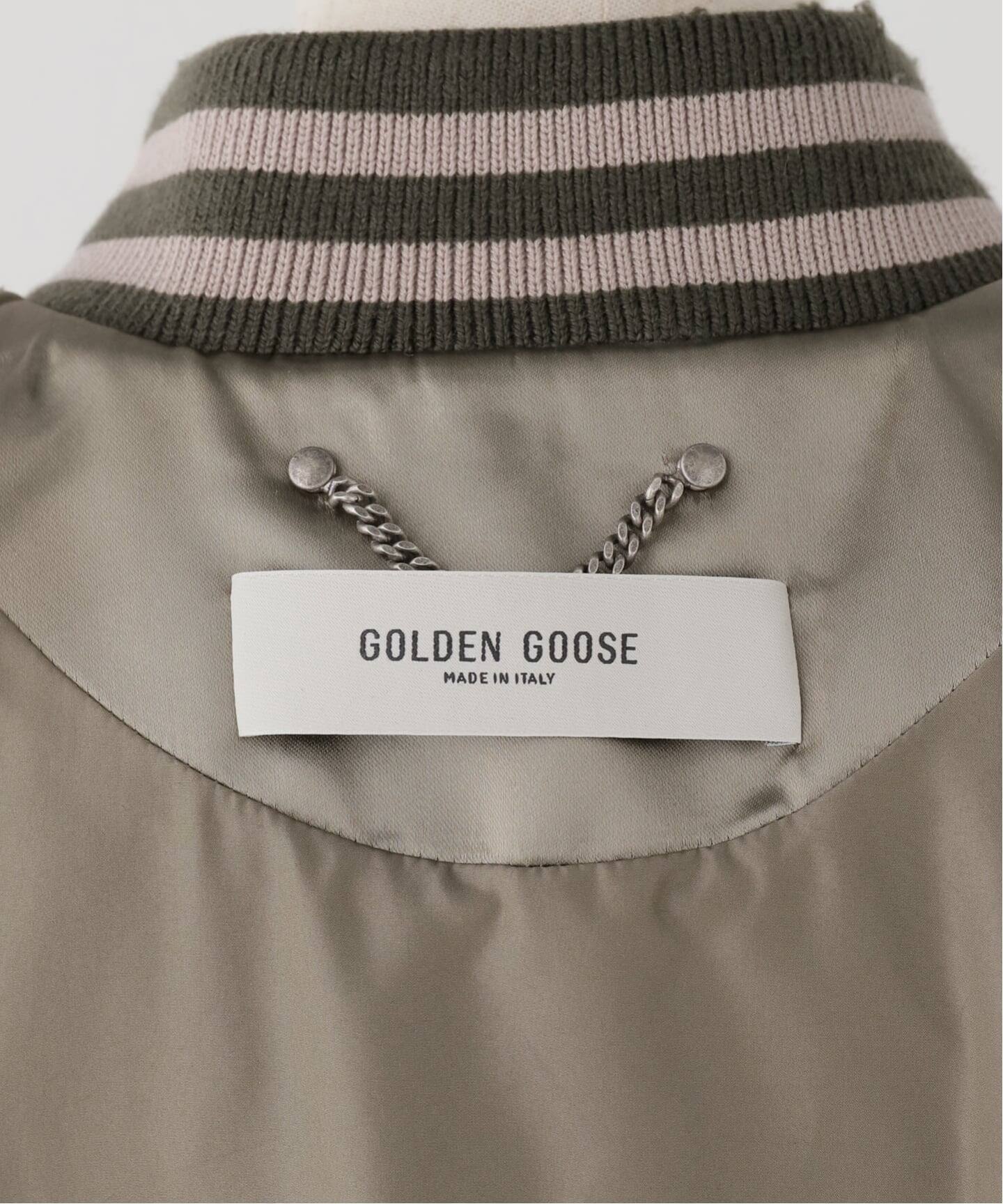 GOLDEN  グレー テーラードジャケット　ゴールデングース　脚長 レディース ダウンジャケット、コート、ウィンタージャケット | Golden