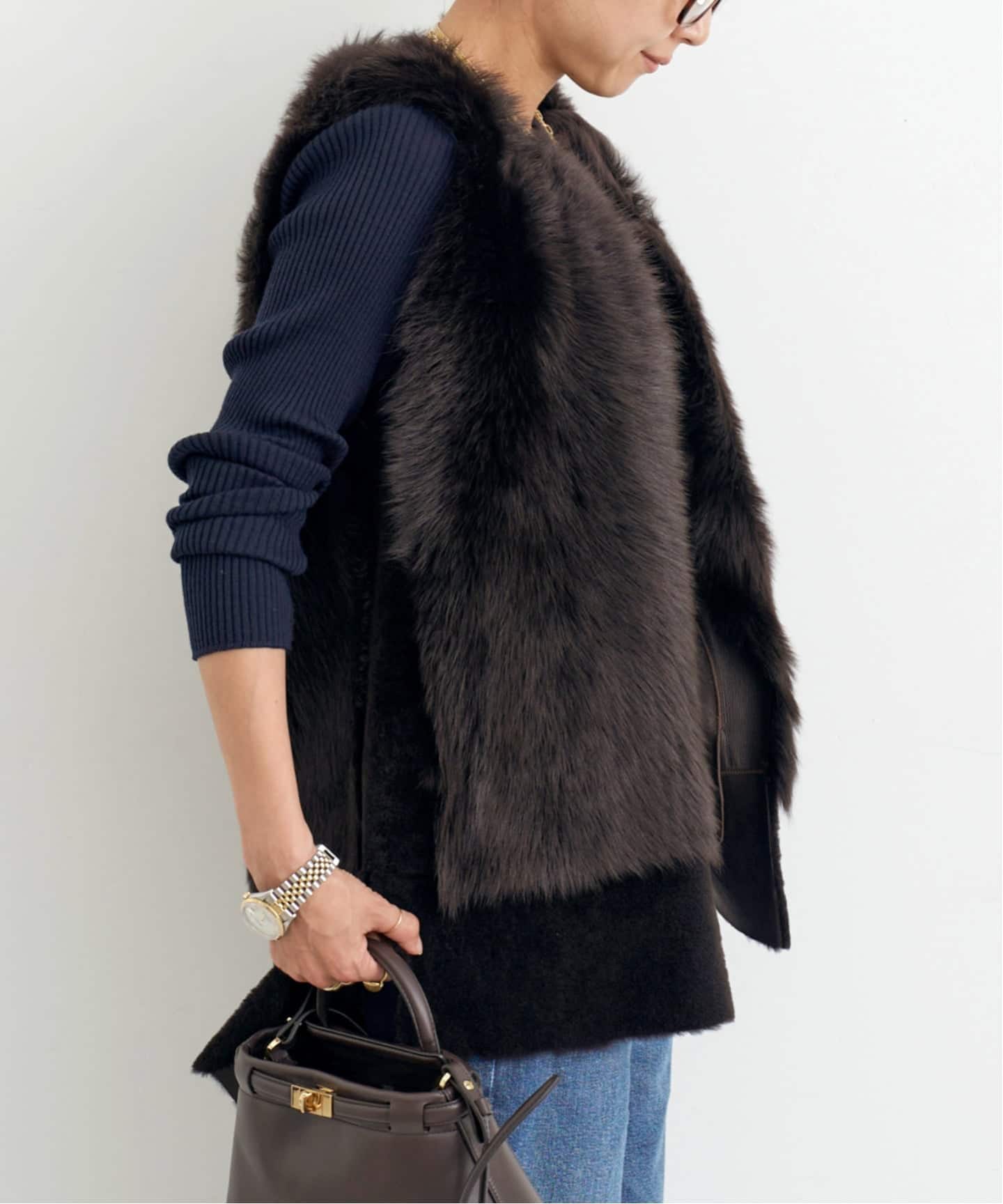 KARL DONOGHUE/カール ドノヒュー】 TOSCANA FELTED MIDI GILET（ジレ