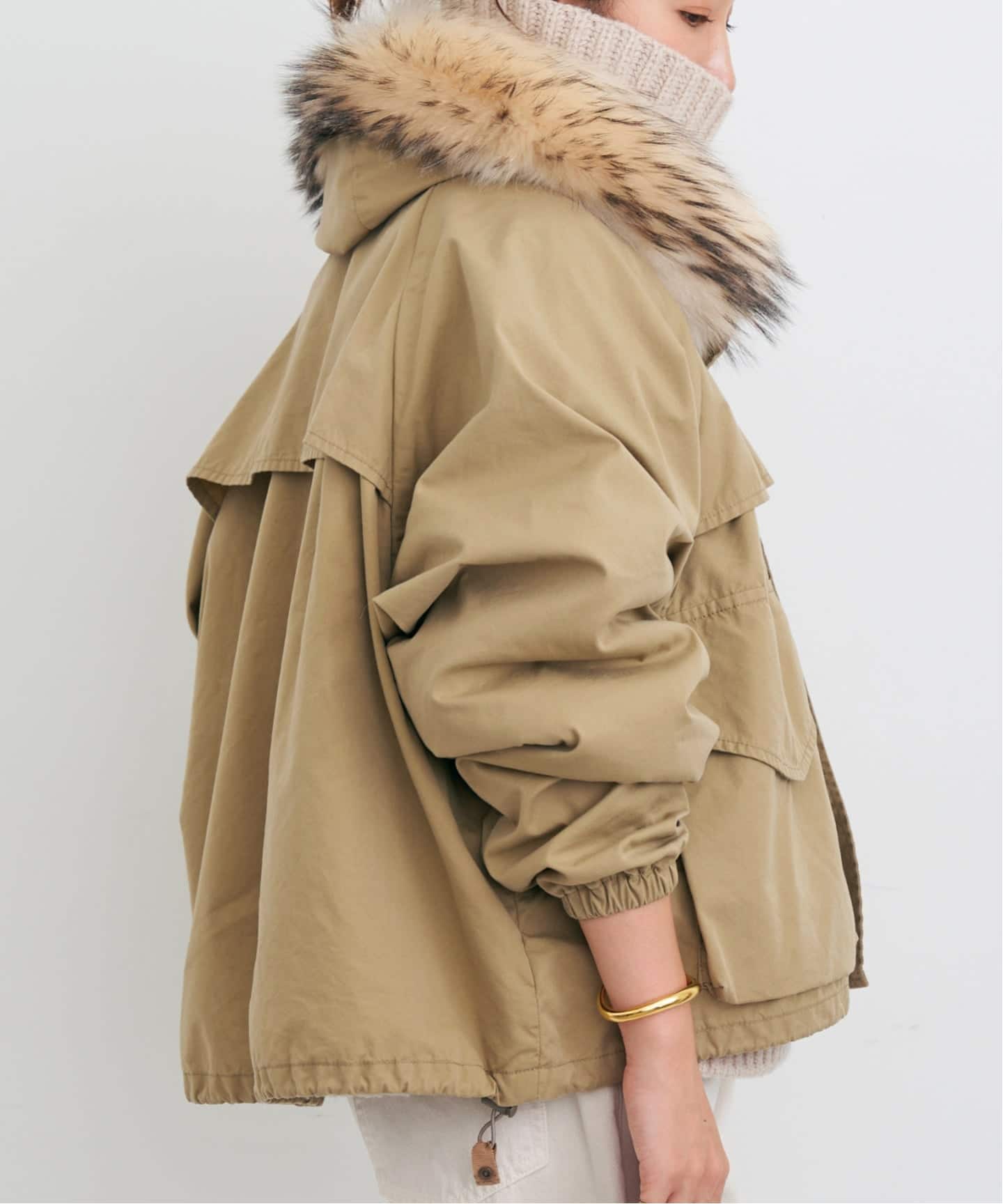 REMI RELIEF/レミ レリーフ】 HOOD JACKET WITH FUR（その他ジャケット