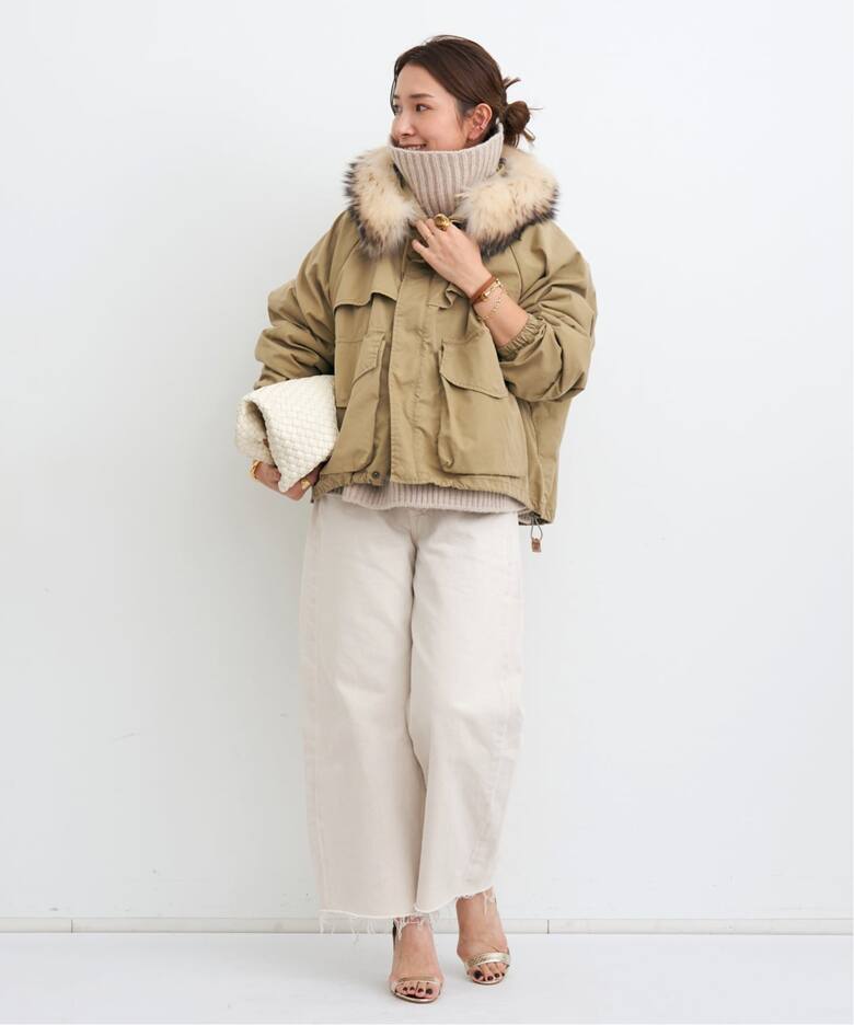 REMI RELIEF/レミ レリーフ】 HOOD JACKET WITH FUR（その他ジャケット 