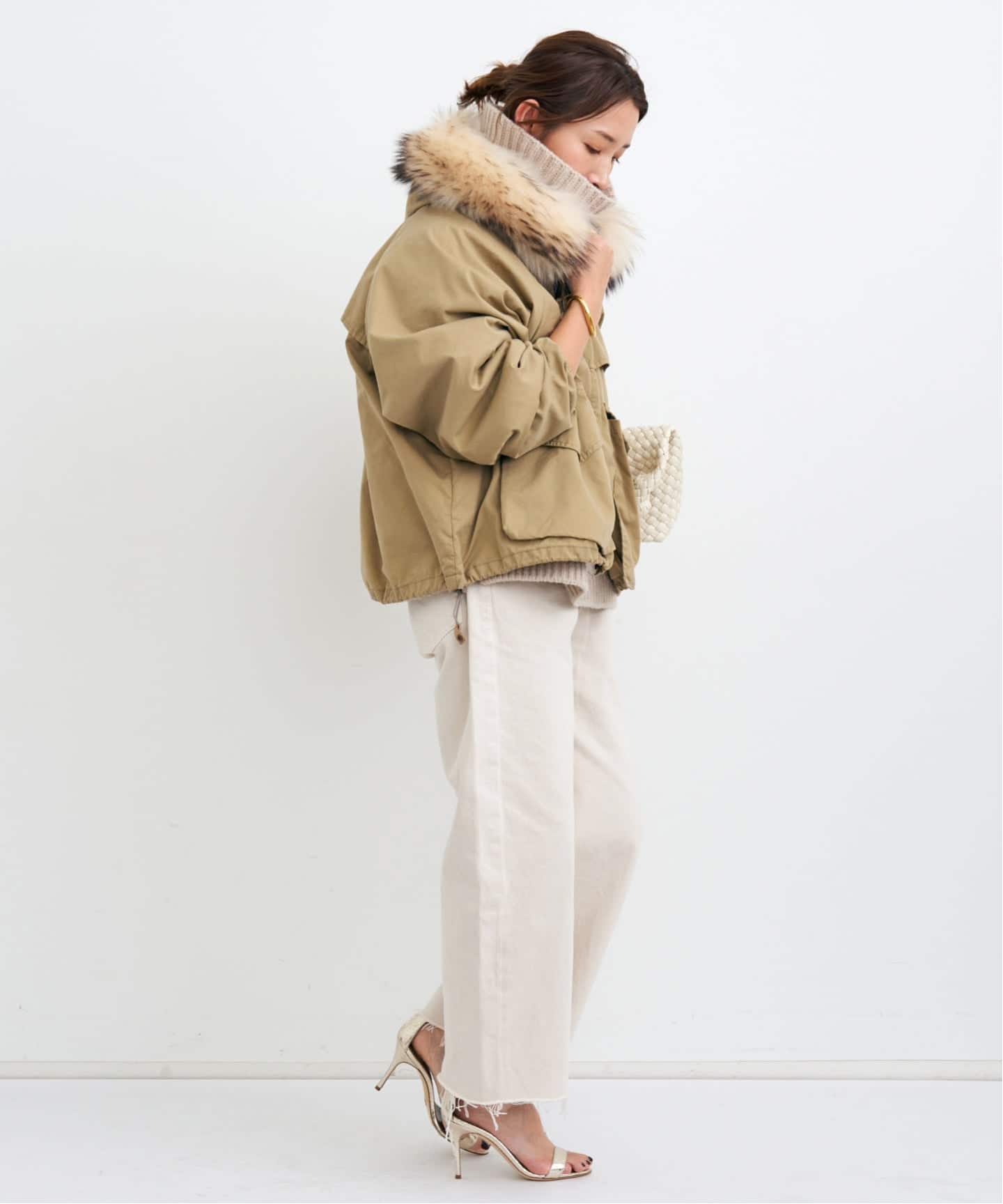 REMI RELIEF/レミ レリーフ】 HOOD JACKET WITH FUR（その他ジャケット