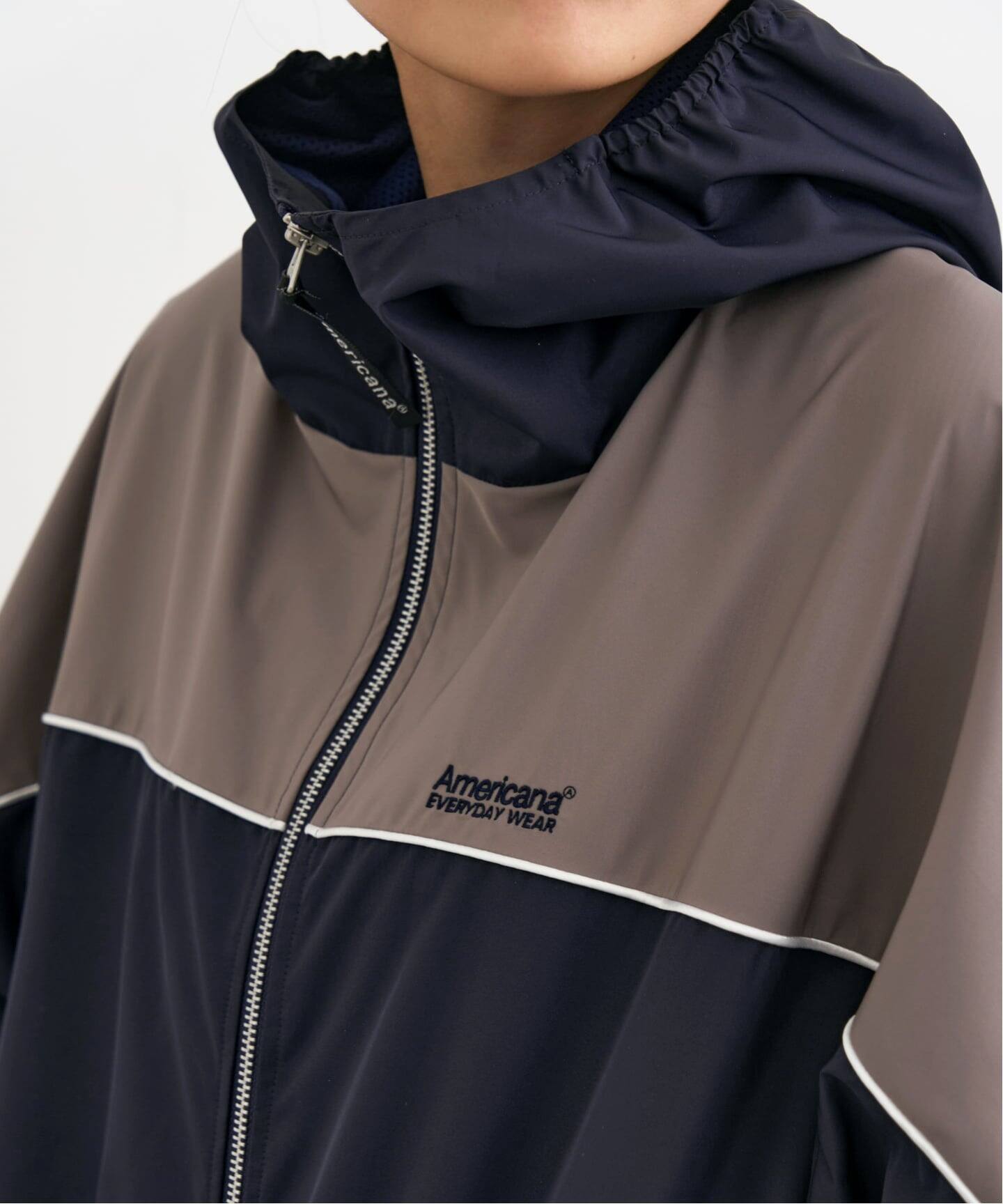 AMERICANA/アメリカーナ】 DOUBLE ZIP BLOUSON（ナイロンジャケット