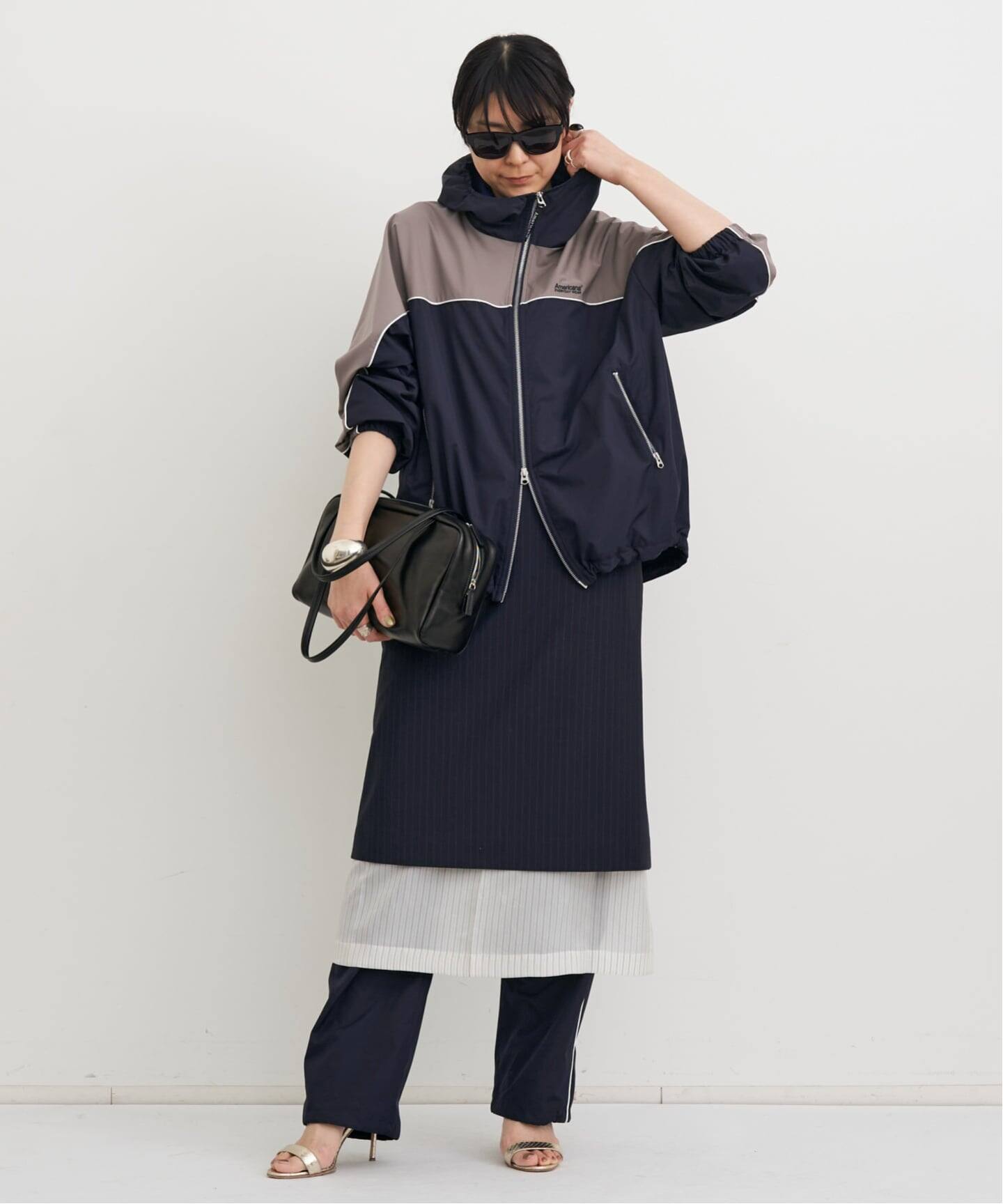 AMERICANA/アメリカーナ】 DOUBLE ZIP BLOUSON（ナイロンジャケット