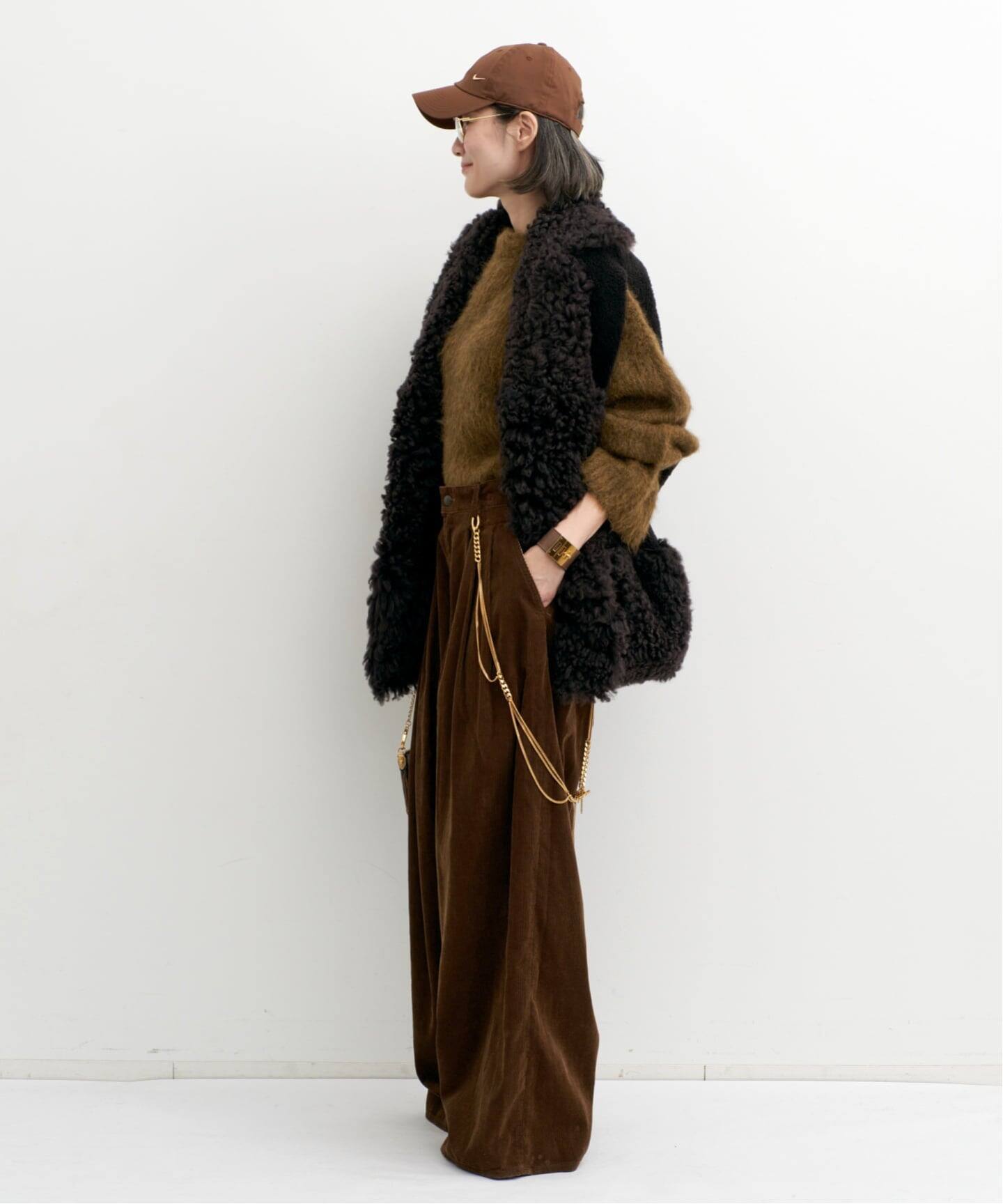 BLANCHA/ブランカ】MOUTON VEST（ベスト）｜L