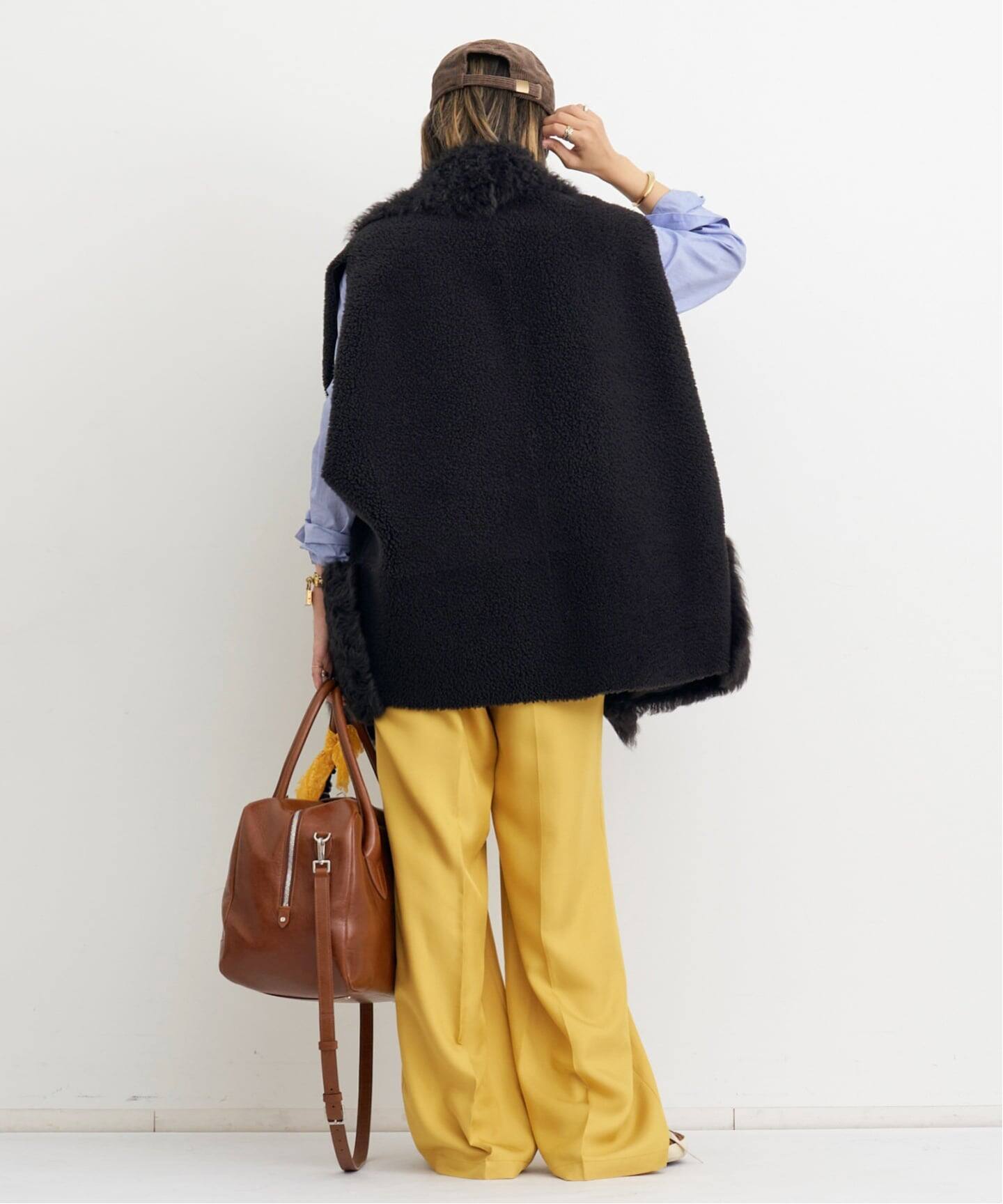 BLANCHA/ブランカ】MOUTON VEST（ベスト）｜L