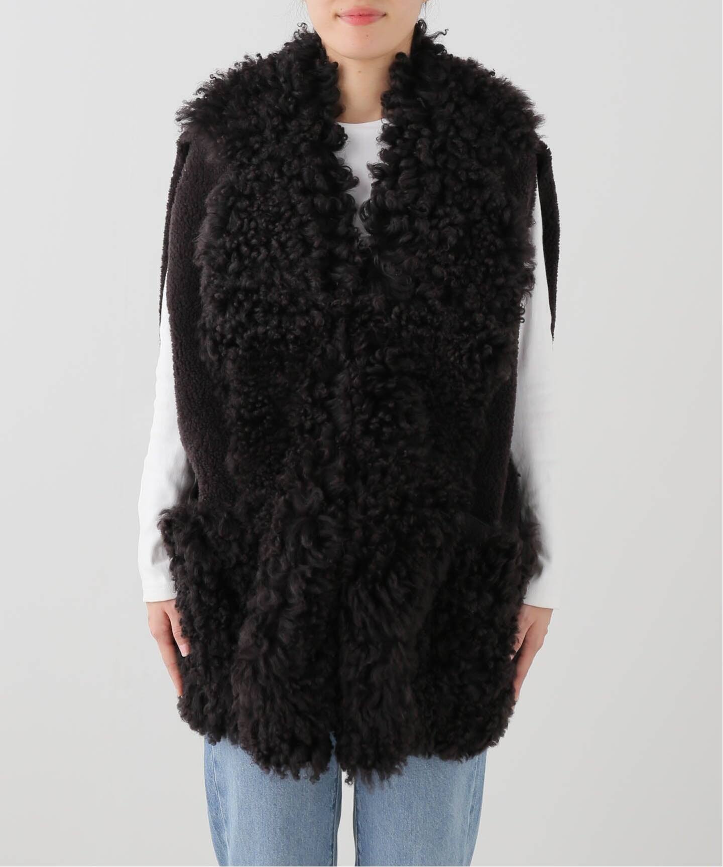 BLANCHA/ブランカ】MOUTON VEST（ベスト）｜L