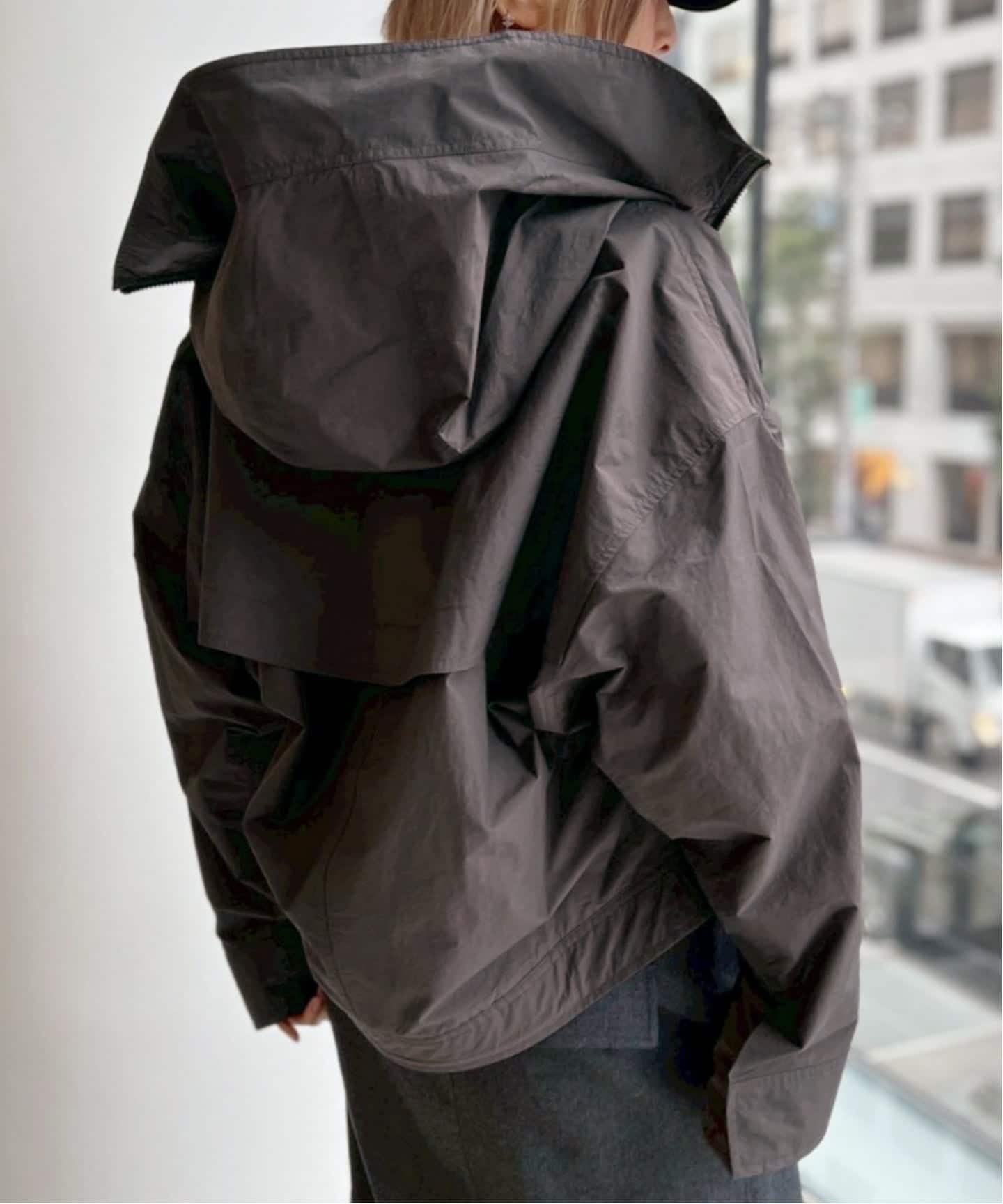 アパルトモン MINITZ/ミニッツ　ナイロンブルゾン　2026SS MINITZ/ミニッツ】 NYLON BLOUSON（ナイロンジャケット）｜L
