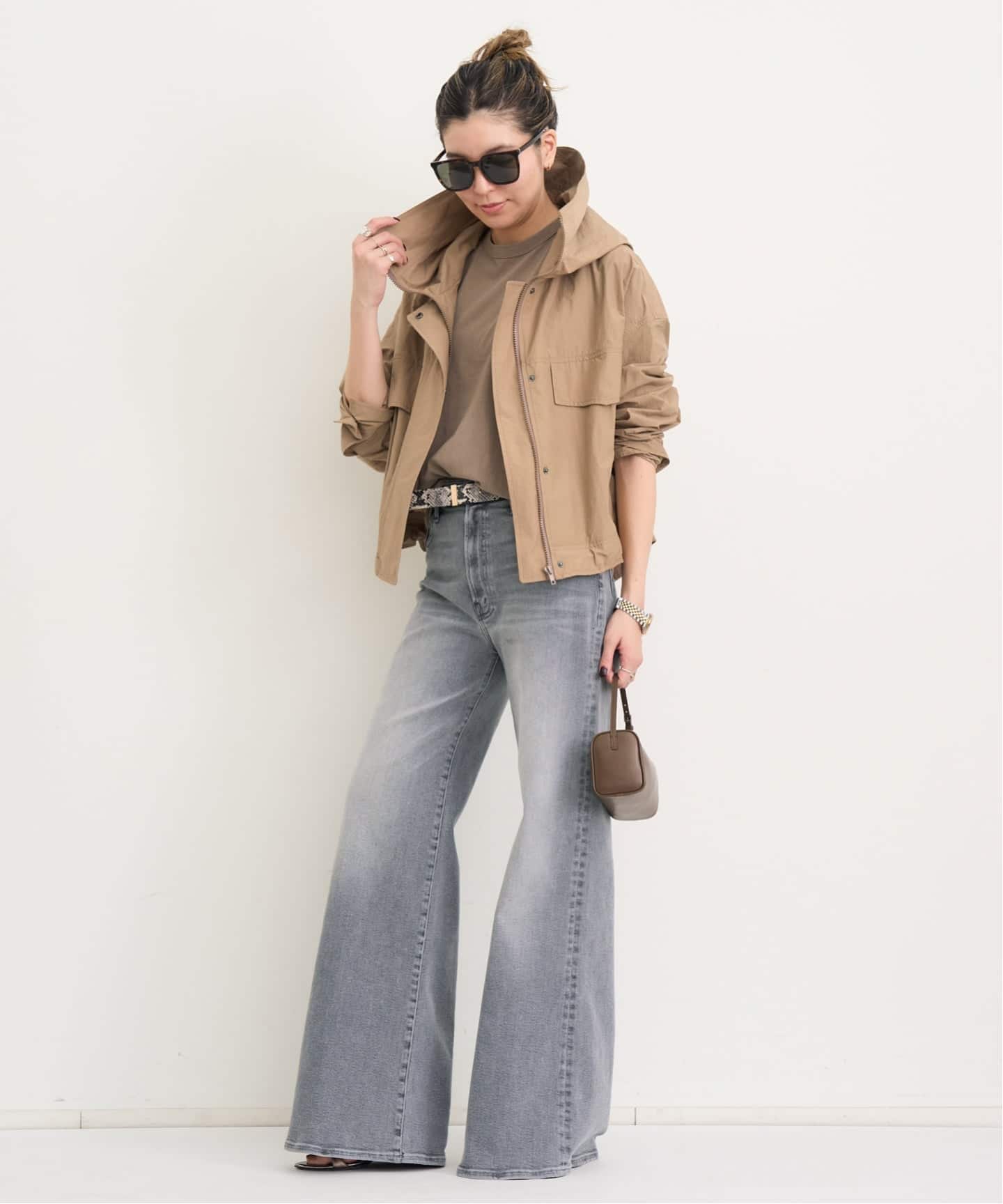 アパルトモン　MINITZ NYLON BLOUSON MINITZ/ミニッツ】 NYLON BLOUSON（ナイロンジャケット）｜L