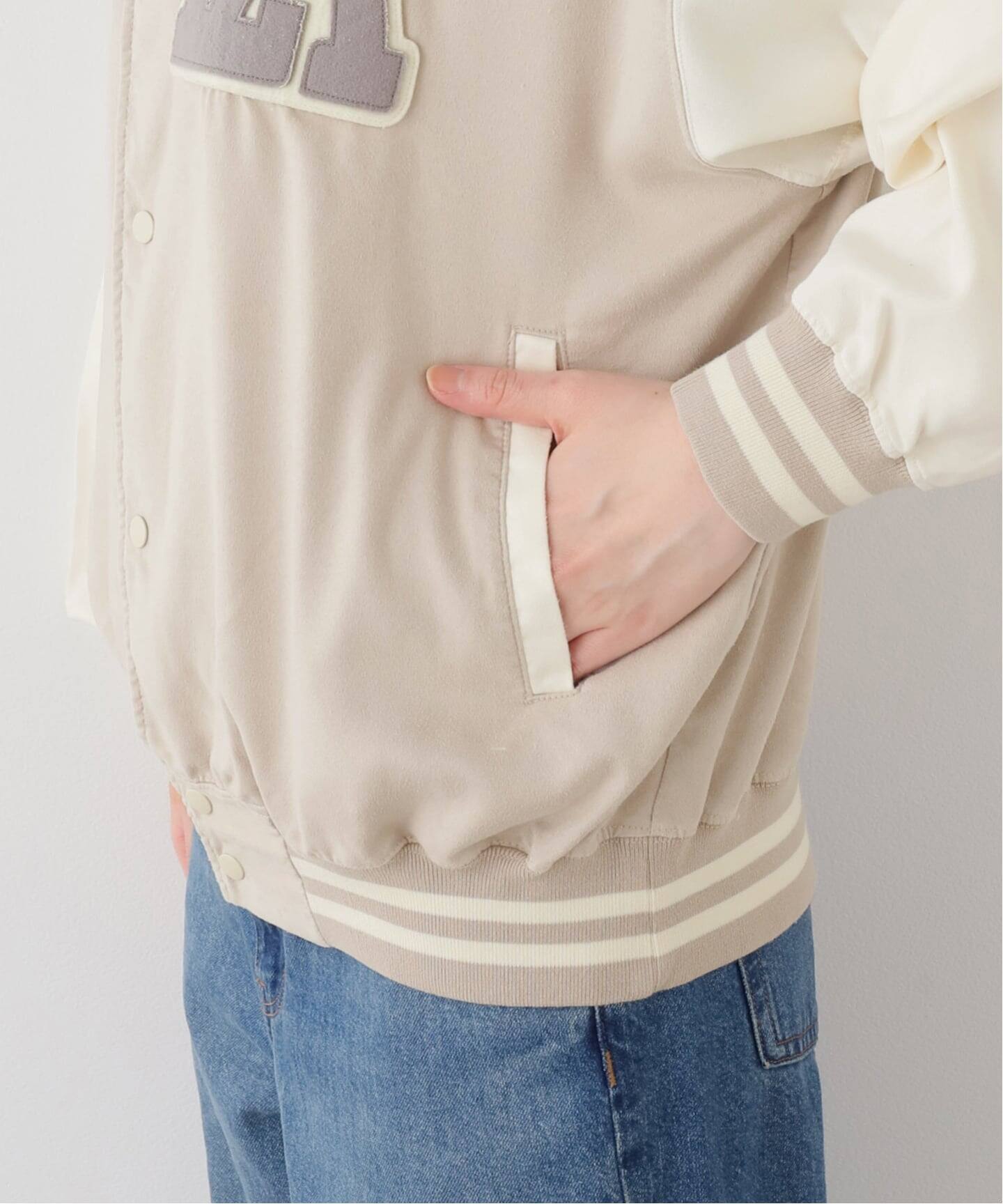 レミ レリーフ　SUEDE LIKE STADIUM JAMPER PANTS REMI RELIEF/レミ レリーフ】 SUEDE LIKE STADIUM JAMPERの