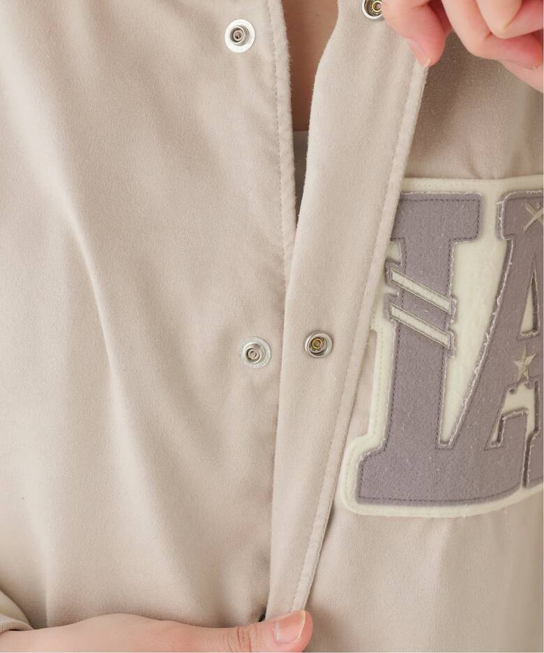 REMI RELIEF/レミ レリーフ】 SUEDE LIKE STADIUM JAMPER（その他 
