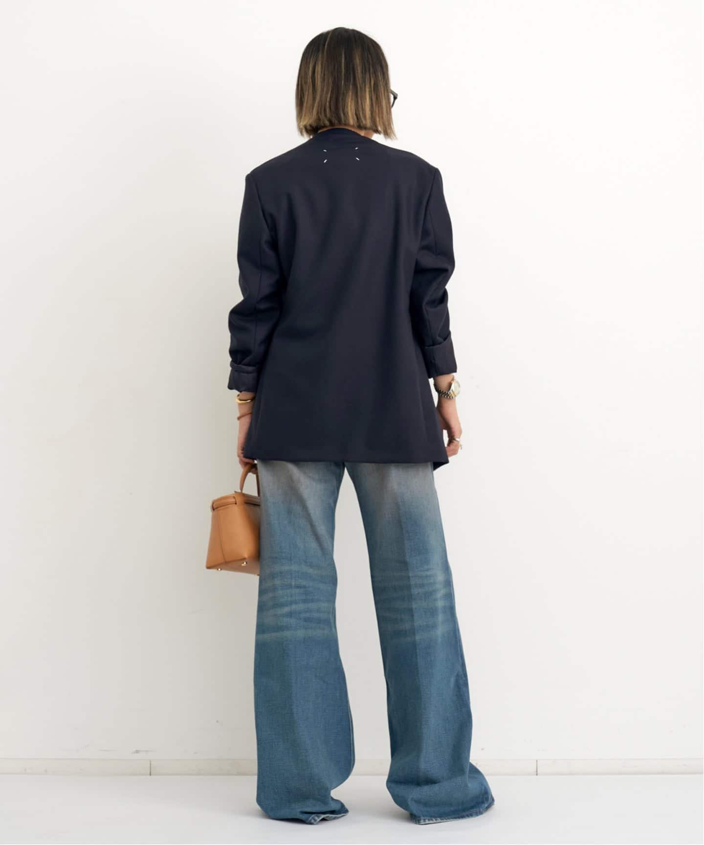 MAISON MARGIELA/メゾン マルジェラ】 MINIMAL BLAZER（ノーカラー