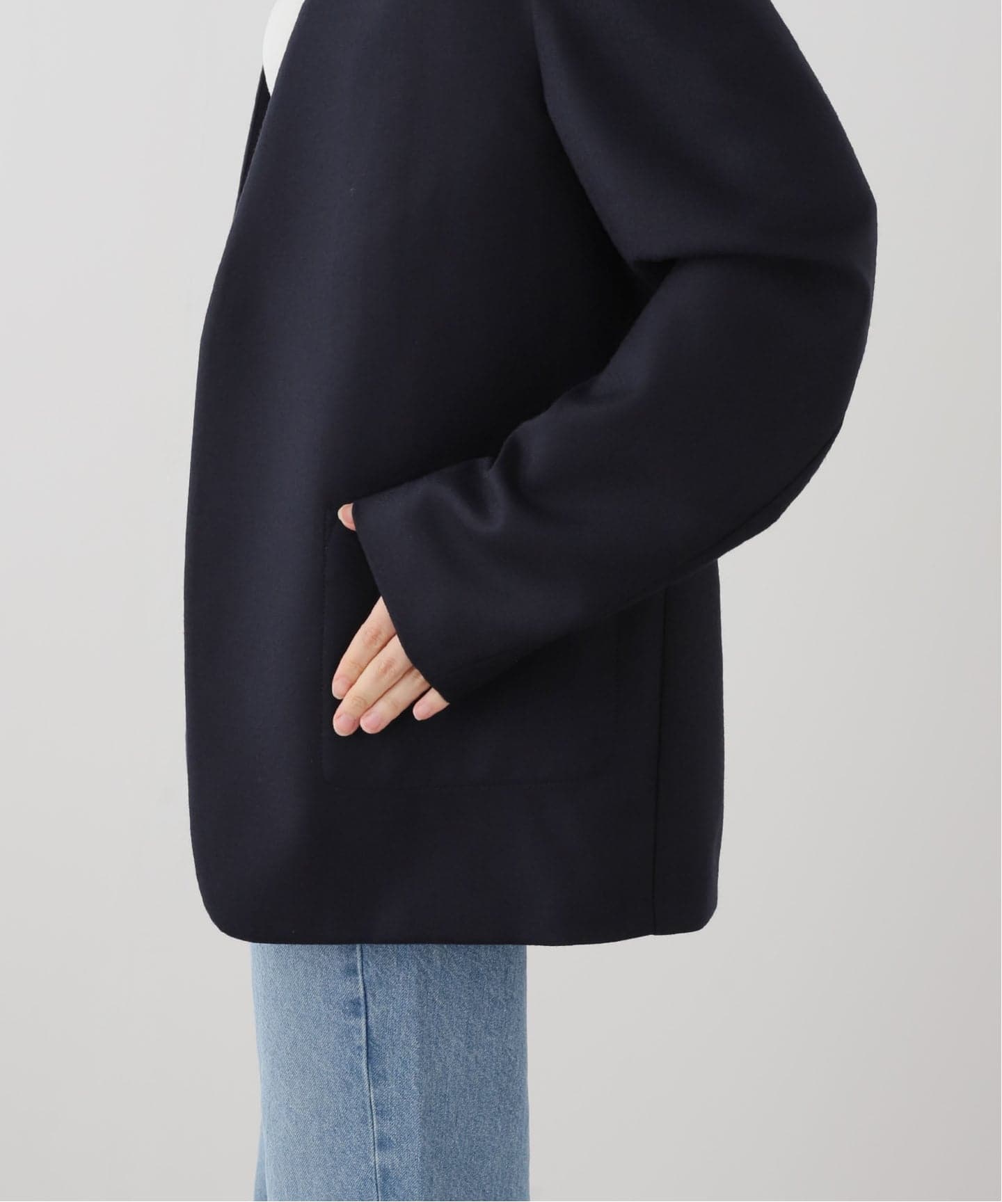 MAISON MARGIELA/メゾン マルジェラ】 MINIMAL BLAZER（ノーカラー
