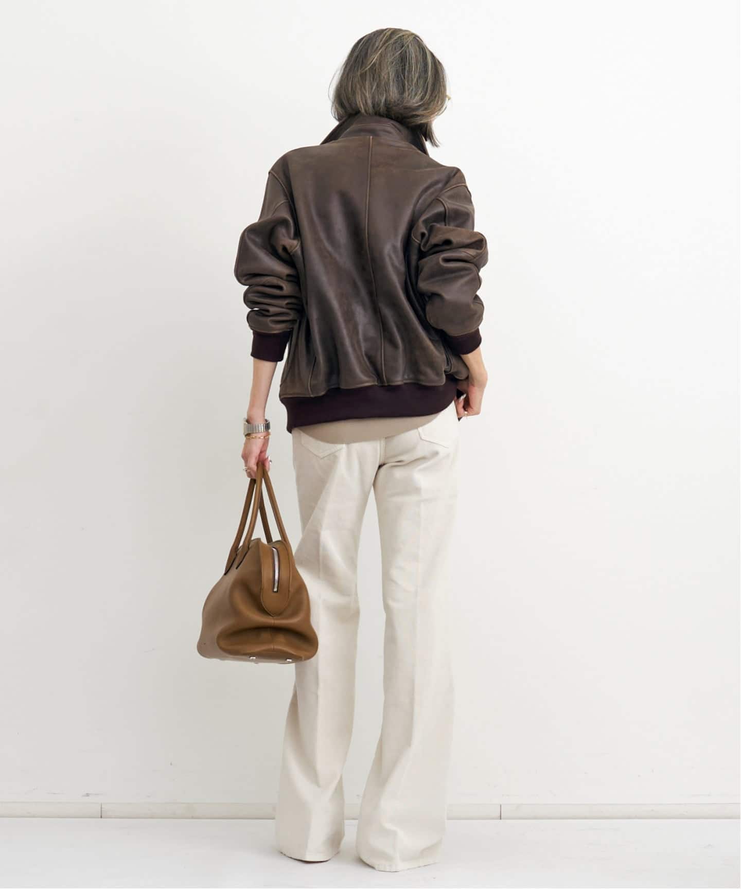 HERILL/ヘリル】 Sheep Leathre Sports Jacket（レザージャケット）｜L