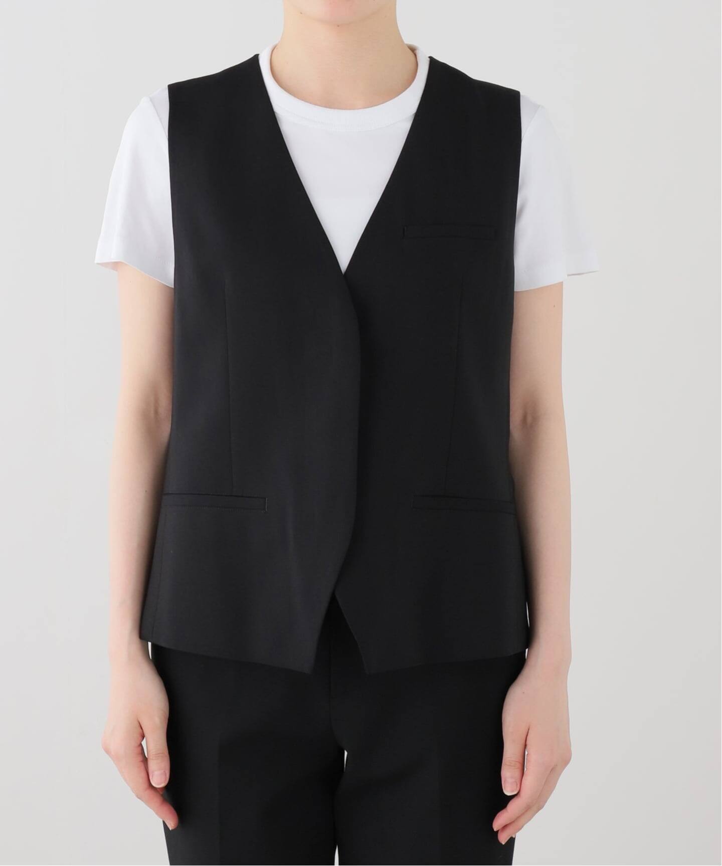 Sleek vest（スーツベスト）｜AP STUDIO（エーピーストゥディオ）の