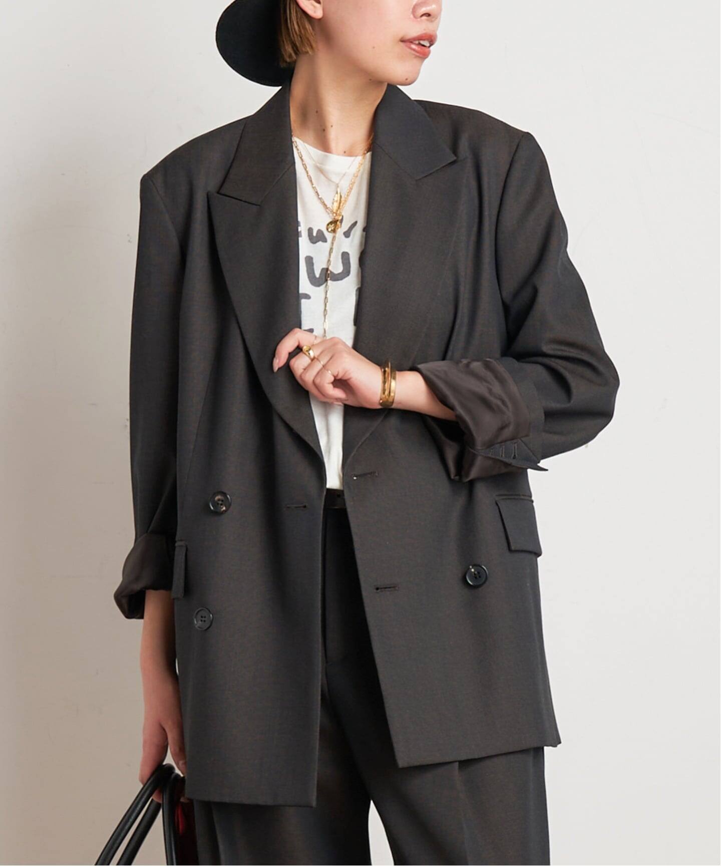 dark check jacket（テーラードジャケット）｜AP STUDIO（エーピー