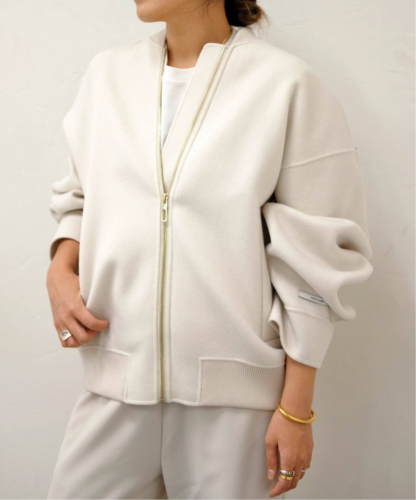 SPORTMAX/スポーツマックス】DOUBLE-FACED ZIP BLOUSON（MA-1）｜AP 