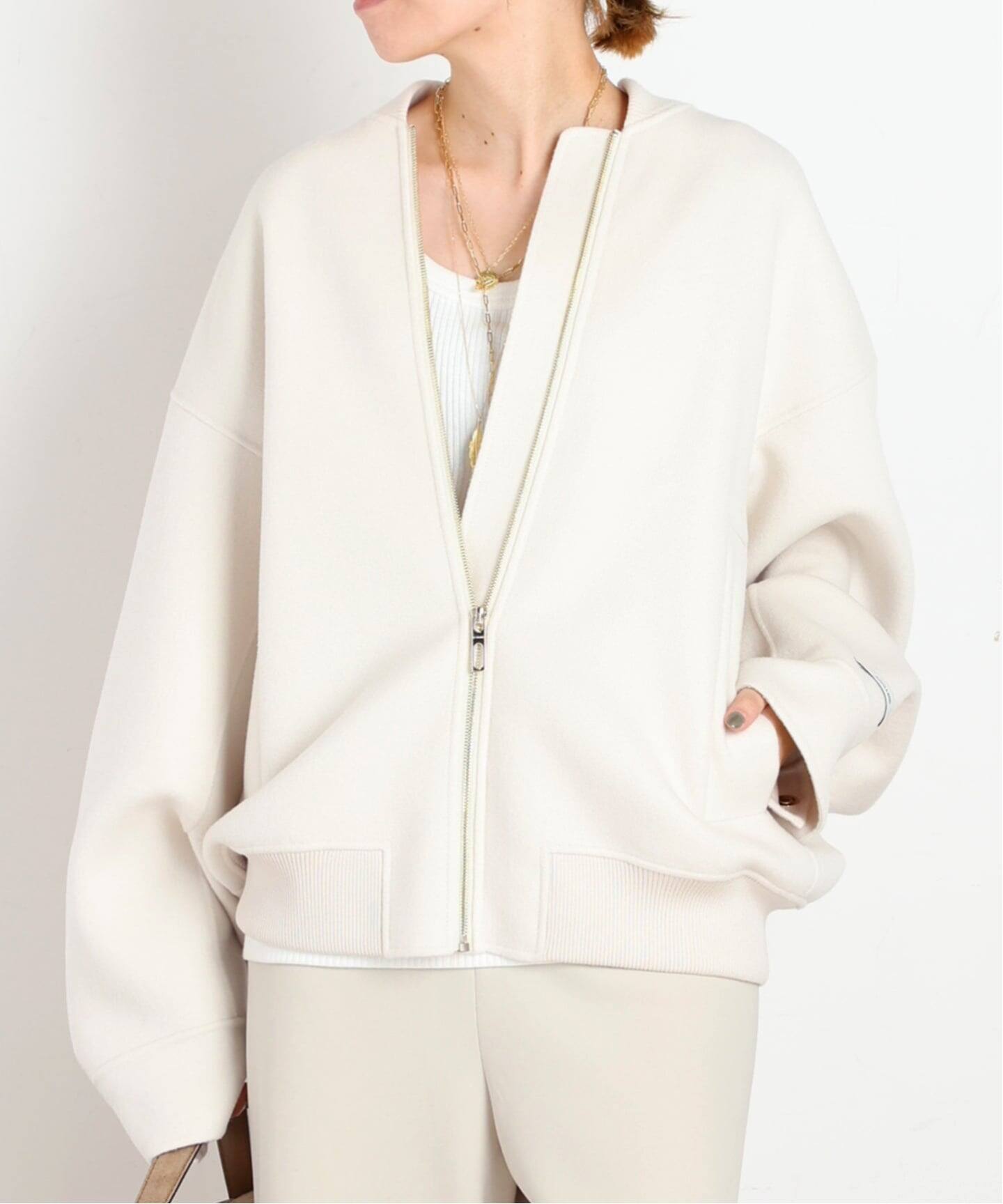 SPORTMAX/スポーツマックス】DOUBLE-FACED ZIP BLOUSON（MA-1）｜AP 