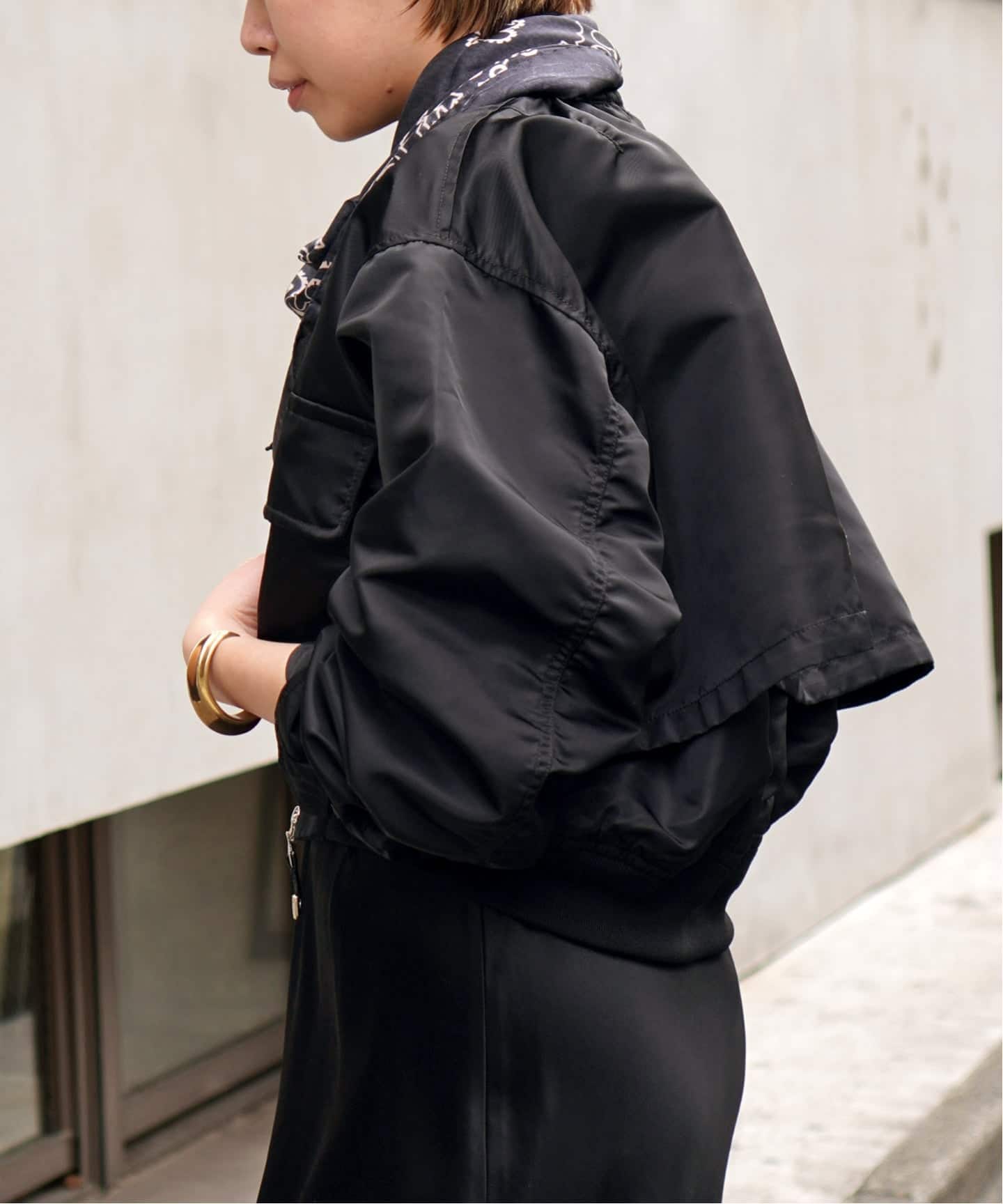 PHENIX×TOGA】CONVERTIBLE UTILITY TECH SHIRT BLOUSON（ミリタリー