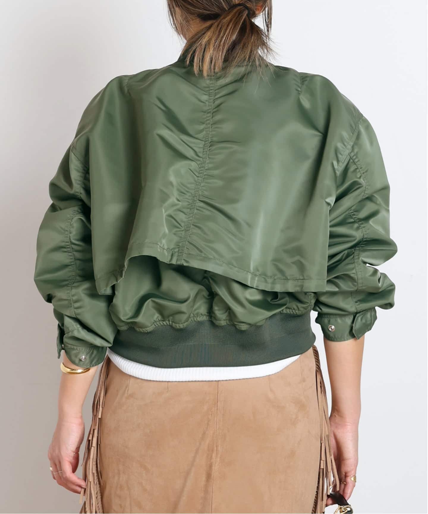 PHENIX×TOGA】CONVERTIBLE UTILITY TECH SHIRT BLOUSON（ミリタリー