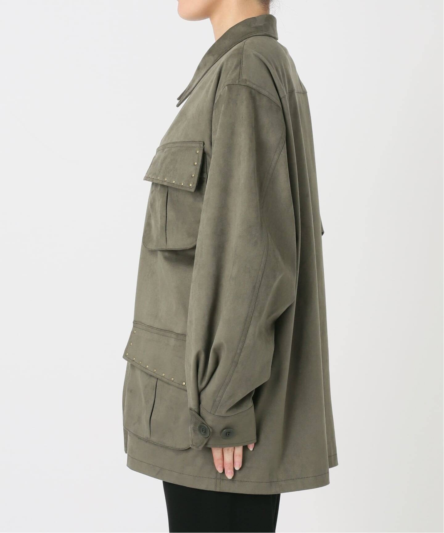 ARCHIVE STANCE/アーカイブスタンス】fake suede military Jacket