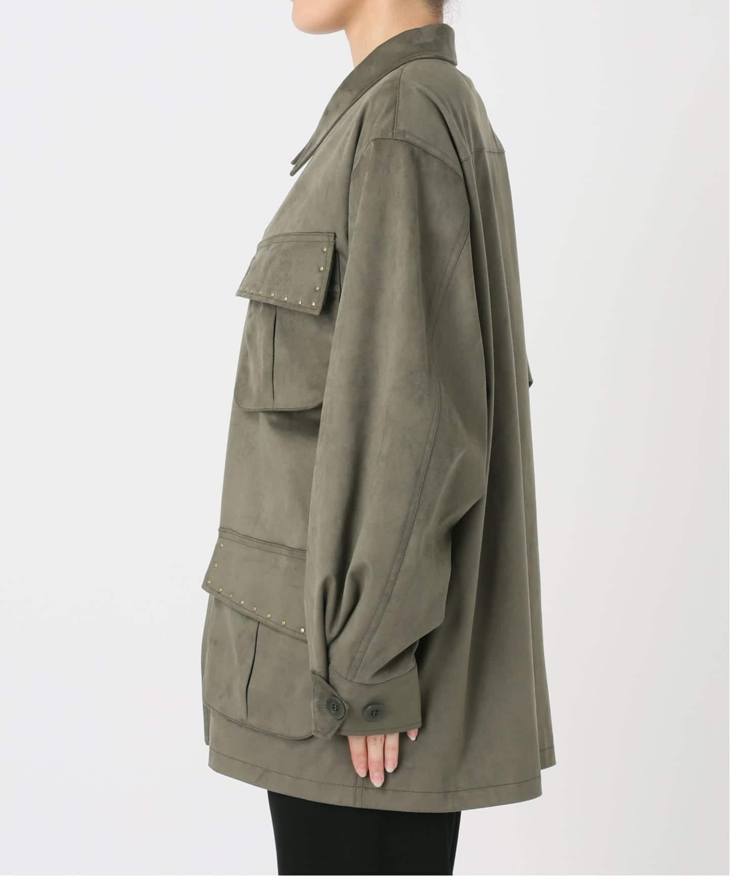 ARCHIVE STANCE/アーカイブスタンス】fake suede military Jacket