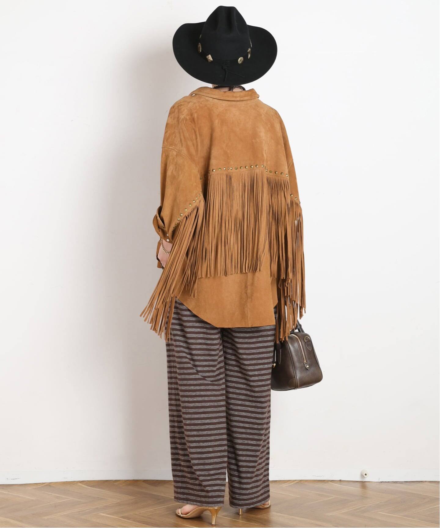 ONE TEASPOON / ワンティースプーン】FRINGED SEUDE JACKET（その他