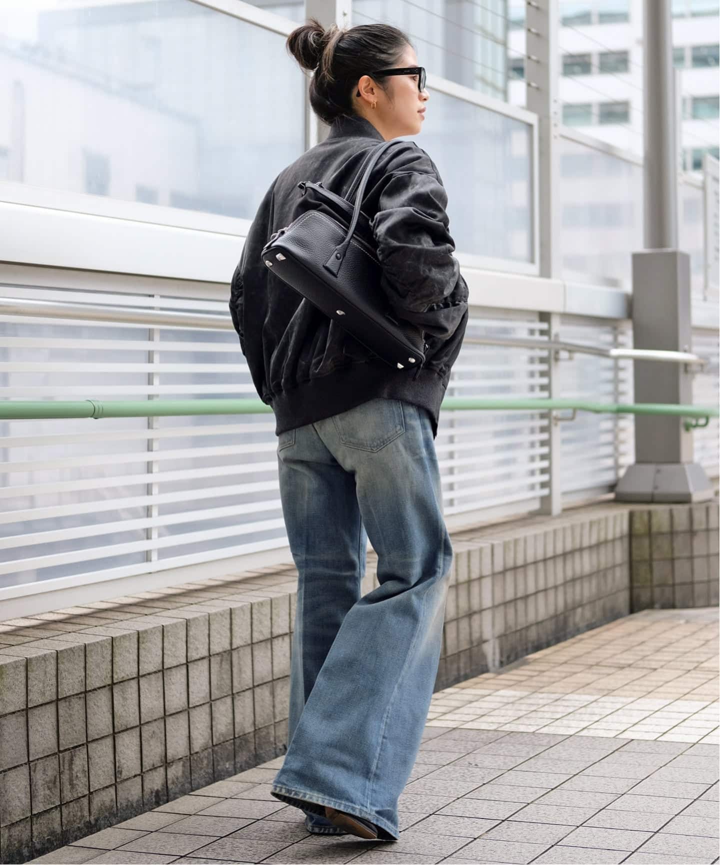 PROVOKE/プロヴォーク】pigment short MA-1 BLACK（MA-1）｜AP STUDIO