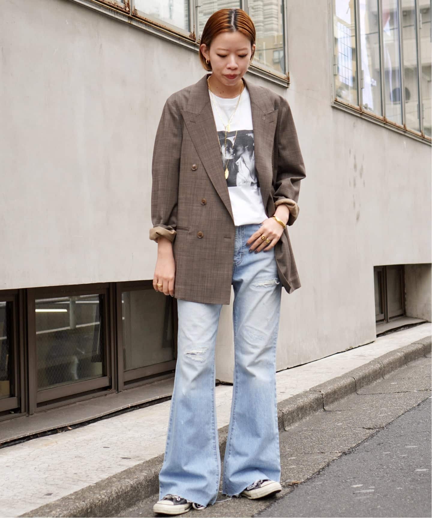 COUTURE D'ADAM/クチュールドアダム】別注Brown Blazer Jacket