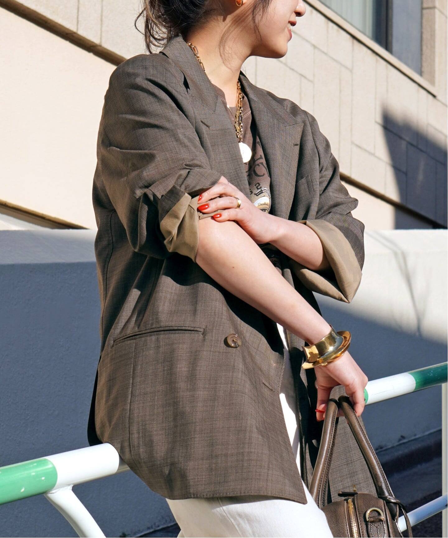 COUTURE D'ADAM/クチュールドアダム】別注Brown Blazer Jacket