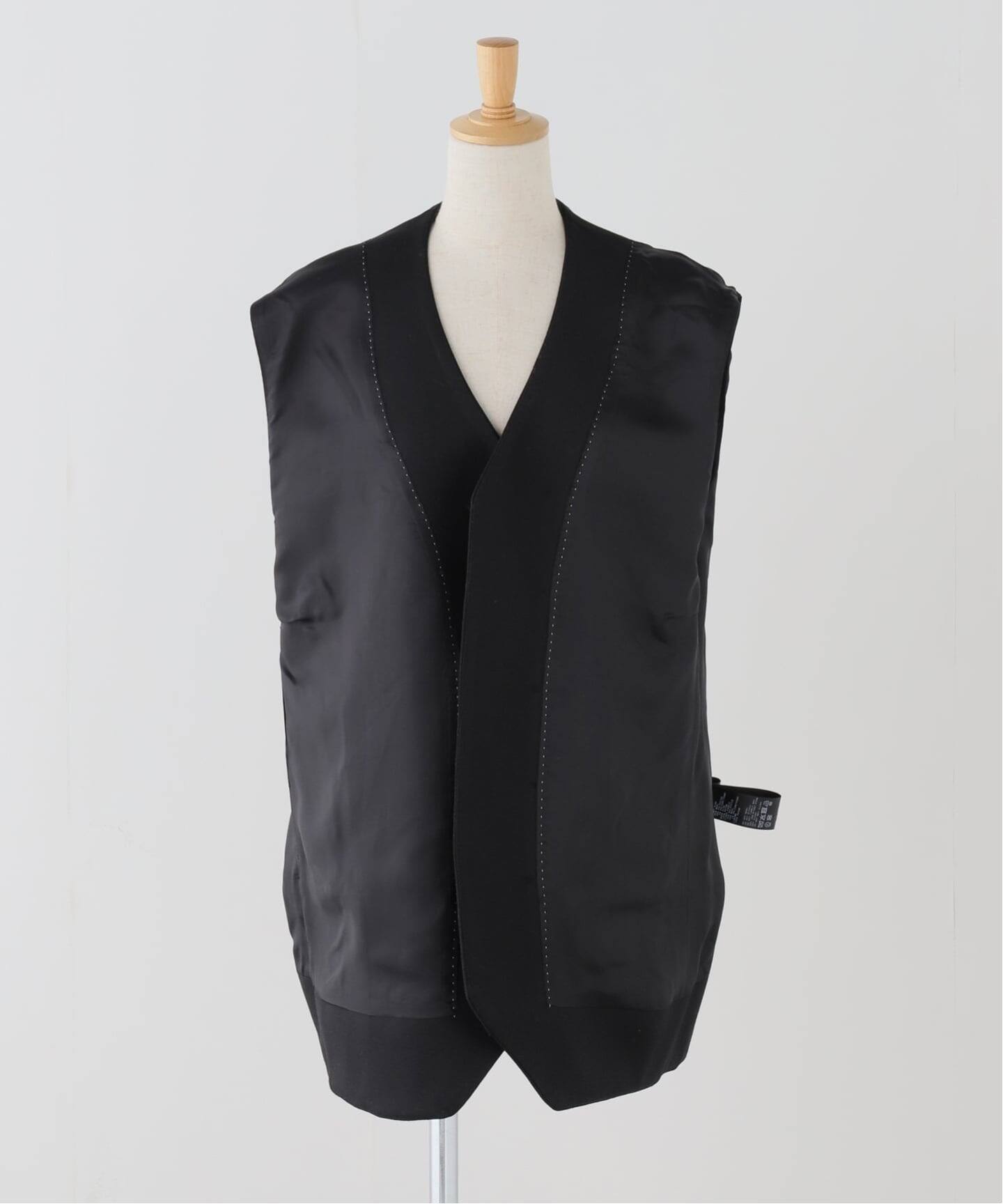 FRENKEN/フランケン】Waistcoat Oversized Black（スーツベスト）｜AP