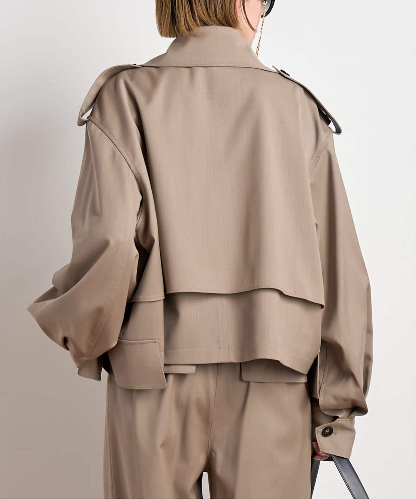 MINITZ/ミニッツ】別注SHORT TRENCH JACKET（トレンチコート）｜AP