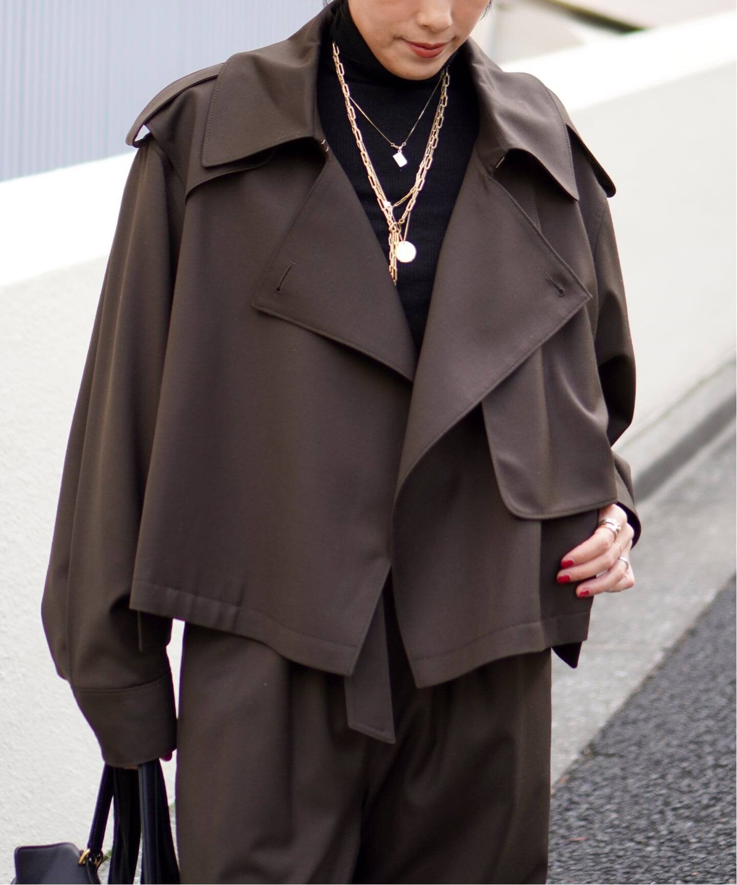 MINITZ/ミニッツ】別注SHORT TRENCH JACKET（トレンチコート）｜AP