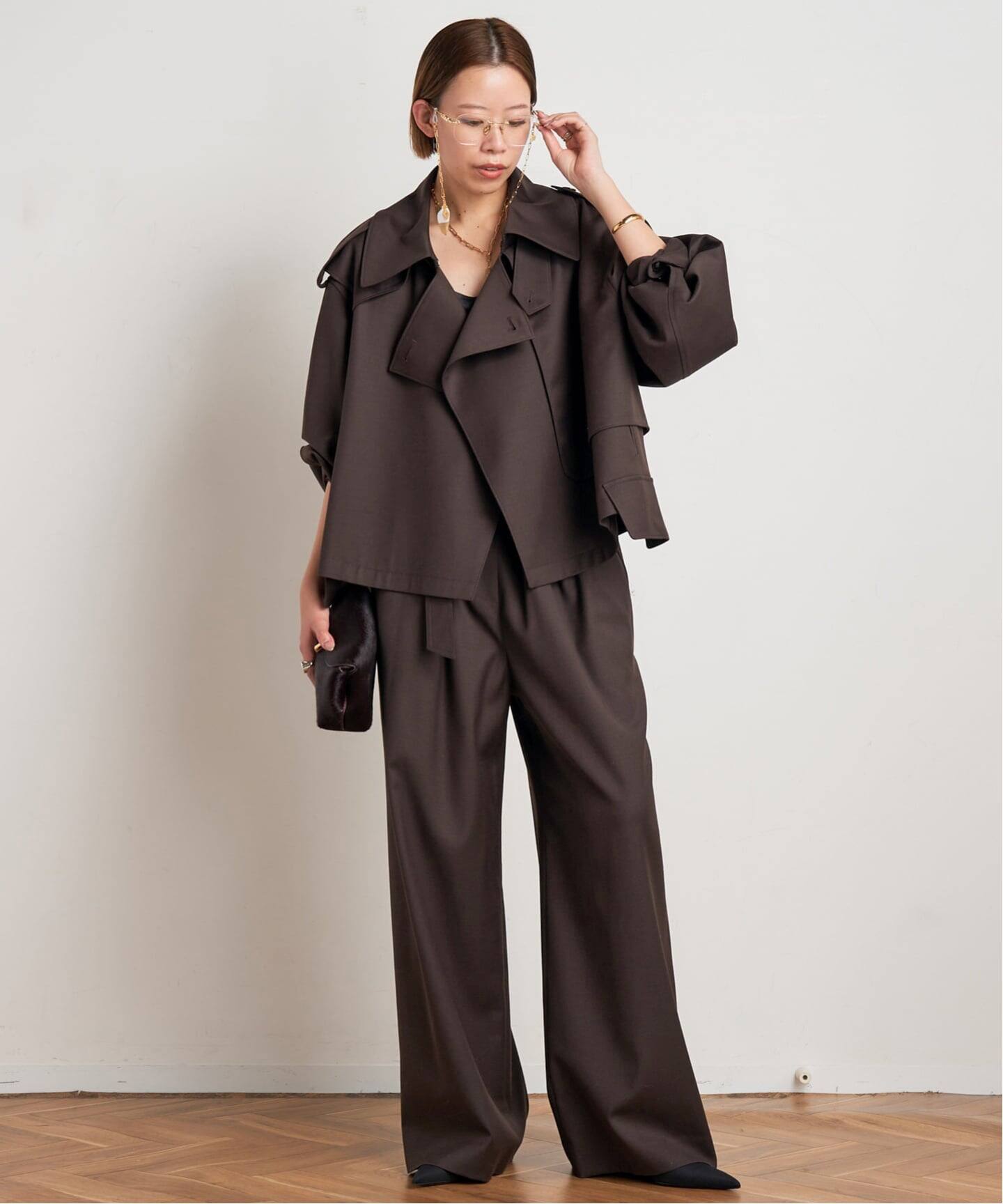 MINITZ/ミニッツ】別注SHORT TRENCH JACKET（トレンチコート）｜AP