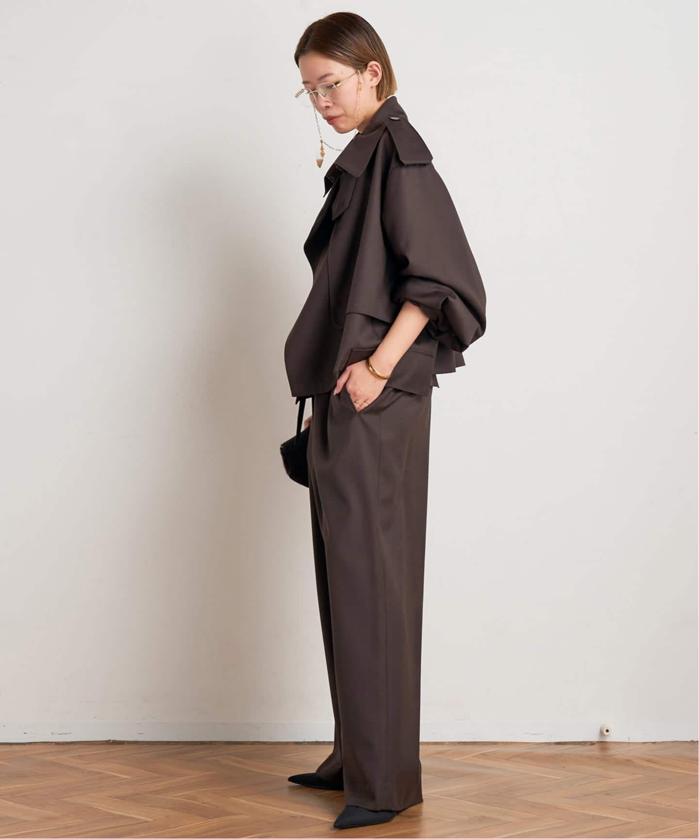 MINITZ/ミニッツ】別注SHORT TRENCH JACKET（トレンチコート）｜AP