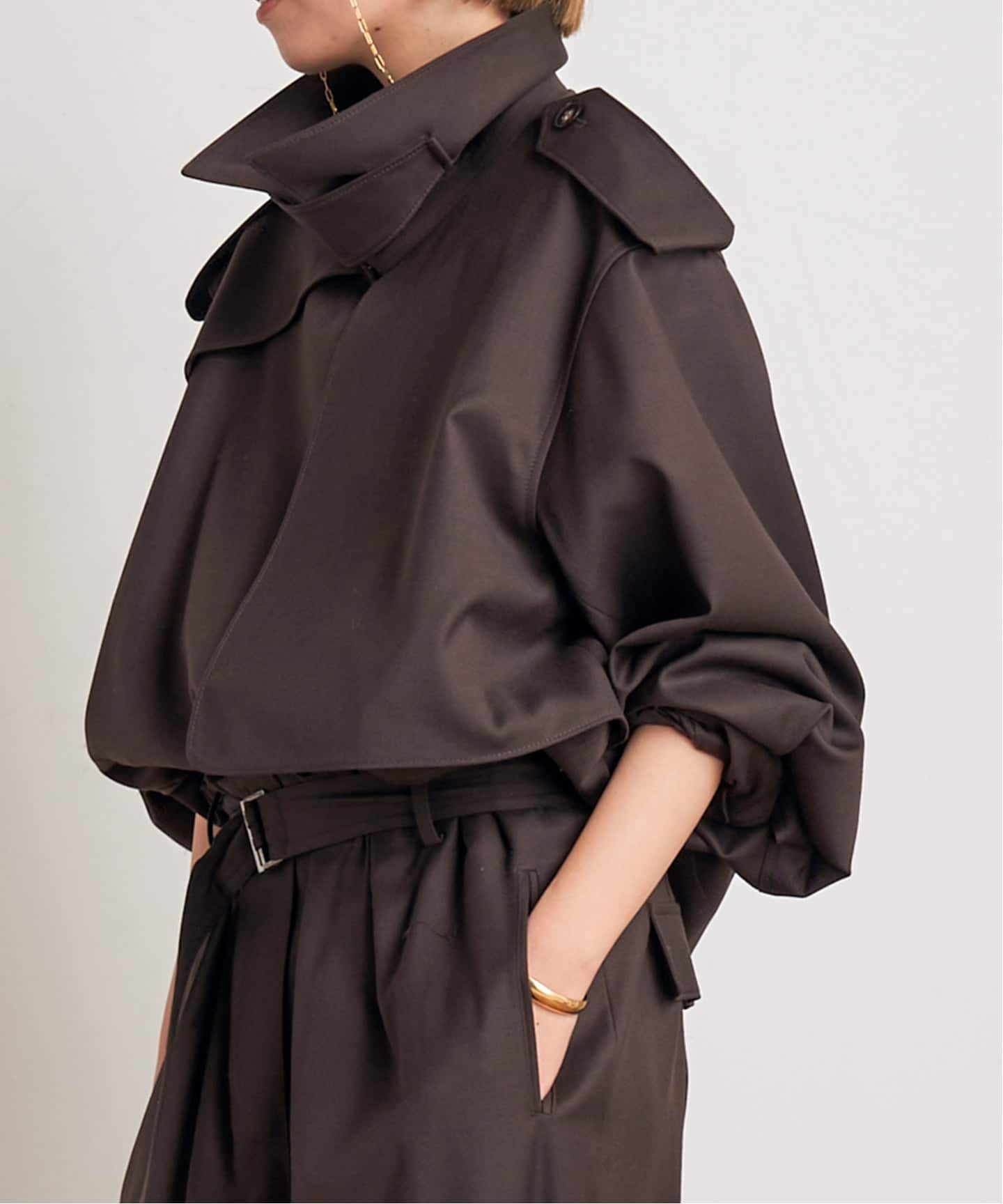 MINITZ/ミニッツ】別注SHORT TRENCH JACKET（トレンチコート）｜AP