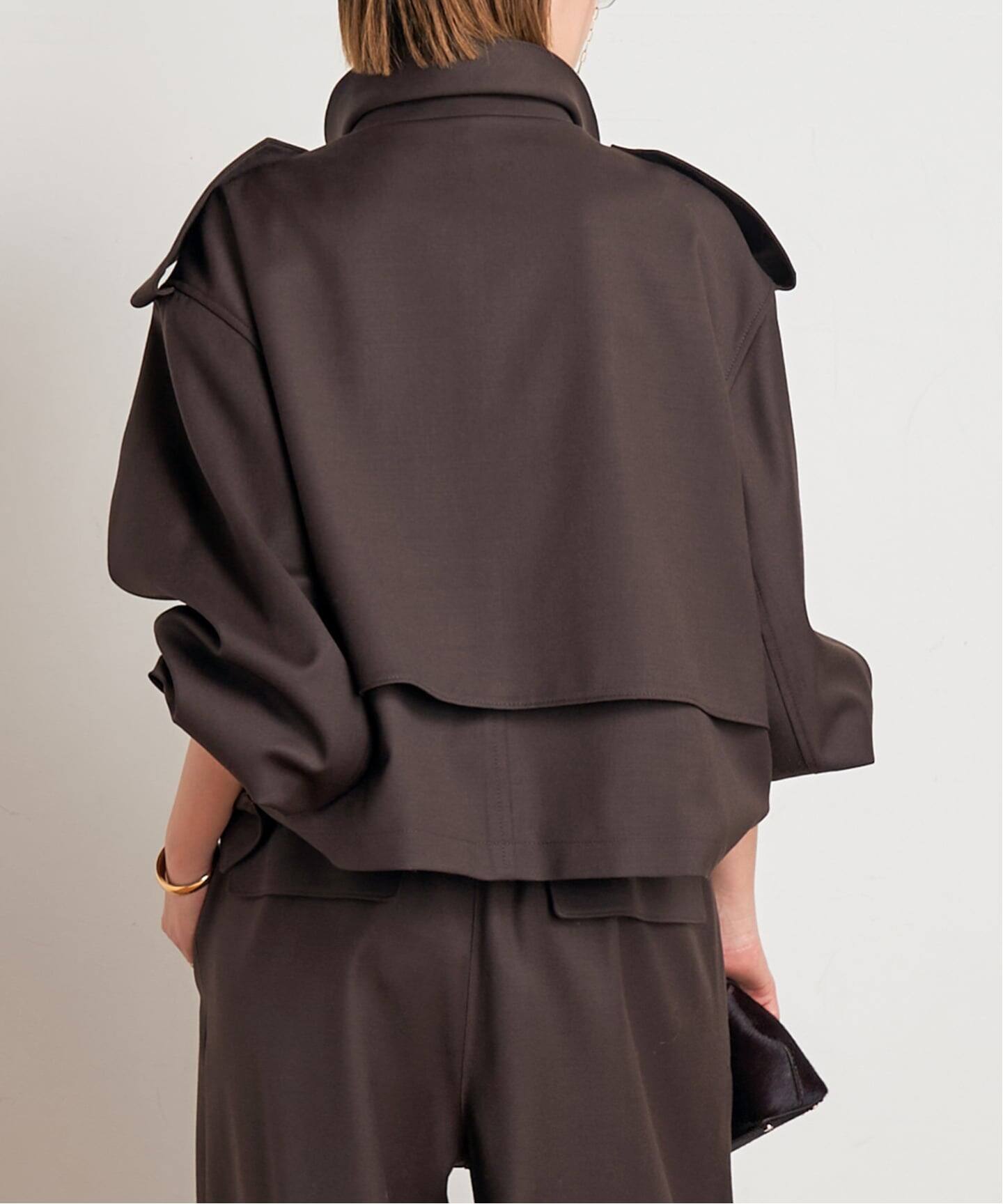 MINITZ/ミニッツ】別注SHORT TRENCH JACKET（トレンチコート）｜AP