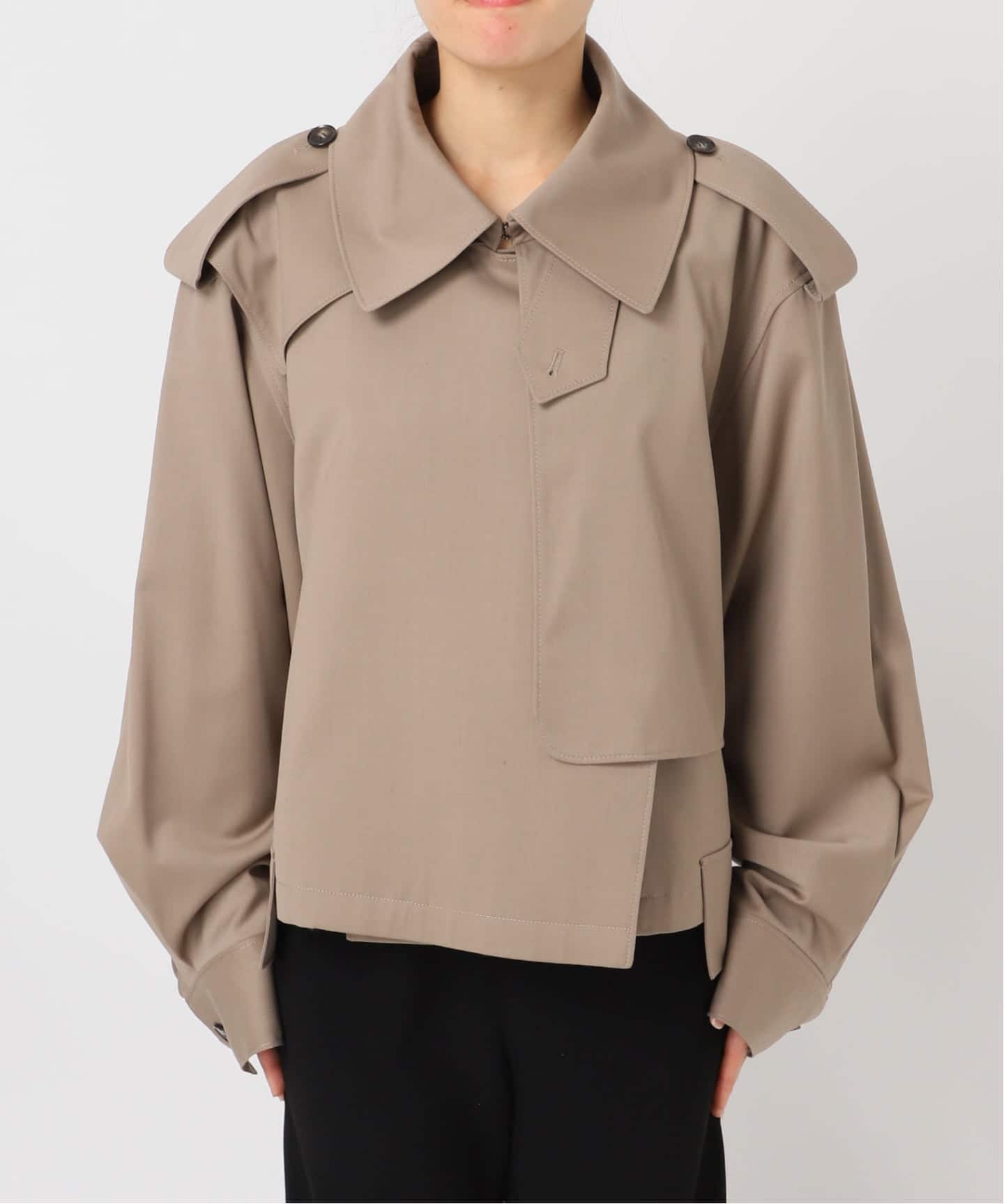 MINITZ/ミニッツ】別注SHORT TRENCH JACKET（トレンチコート）｜AP