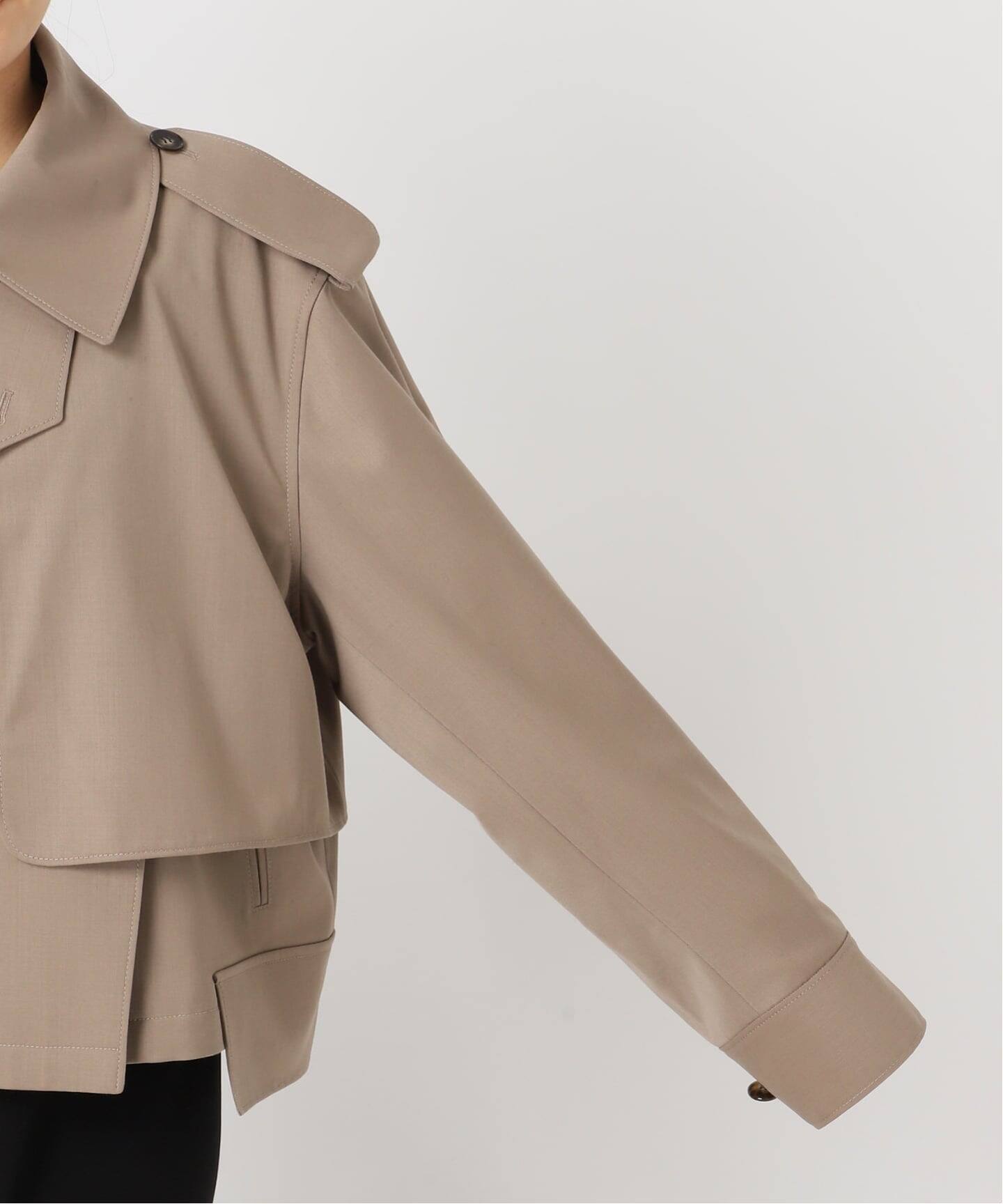 MINITZ/ミニッツ】別注SHORT TRENCH JACKET（トレンチコート）｜AP