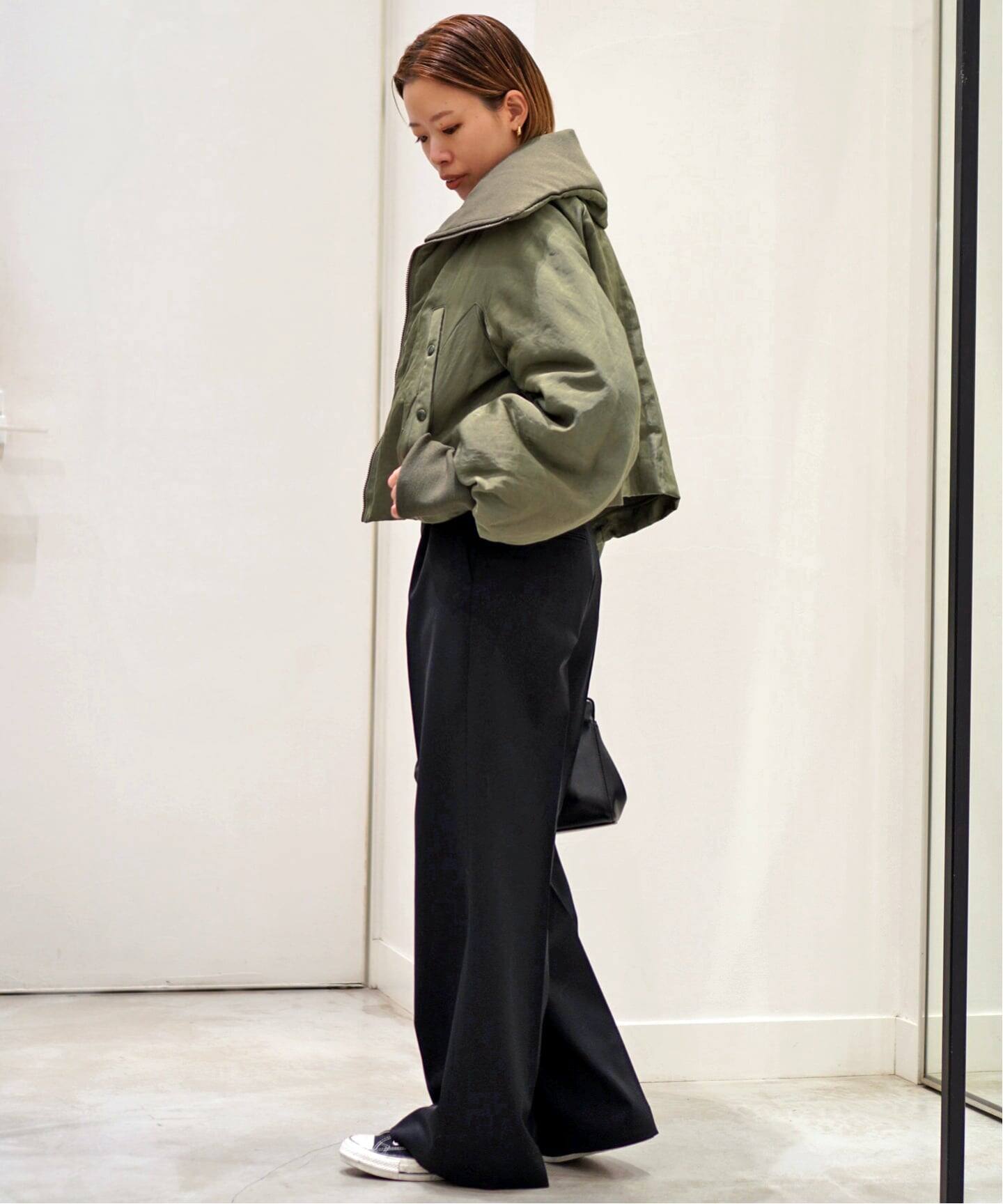 R13 - アールサーティーン R13 レザーボンバージャケット R13/アールサーティーン】OVERSIZED PADDED FLIGHT JACKET（その他